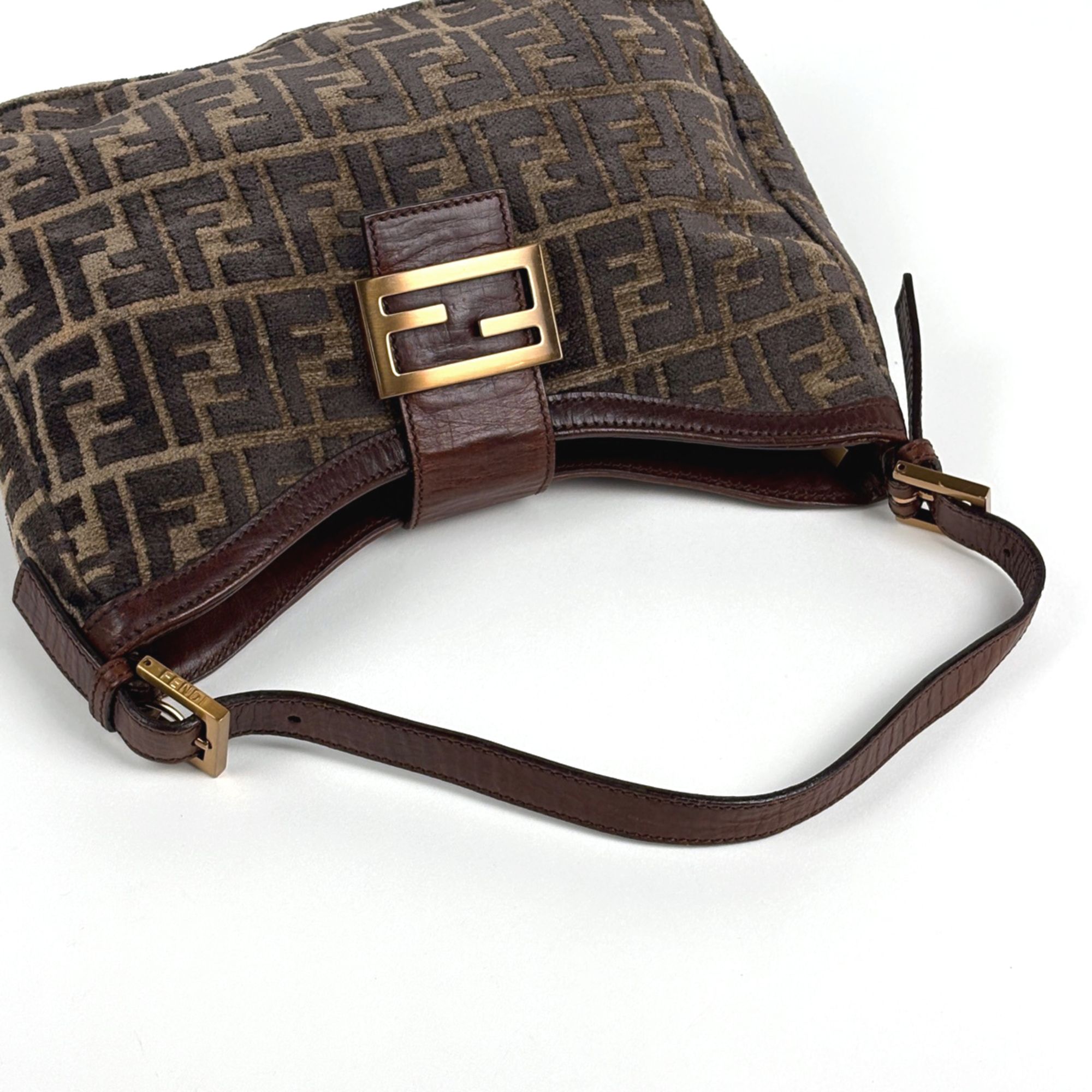 Fabric Leather Shoulder Bag (Pre-Owned) - Fendi - Modalova