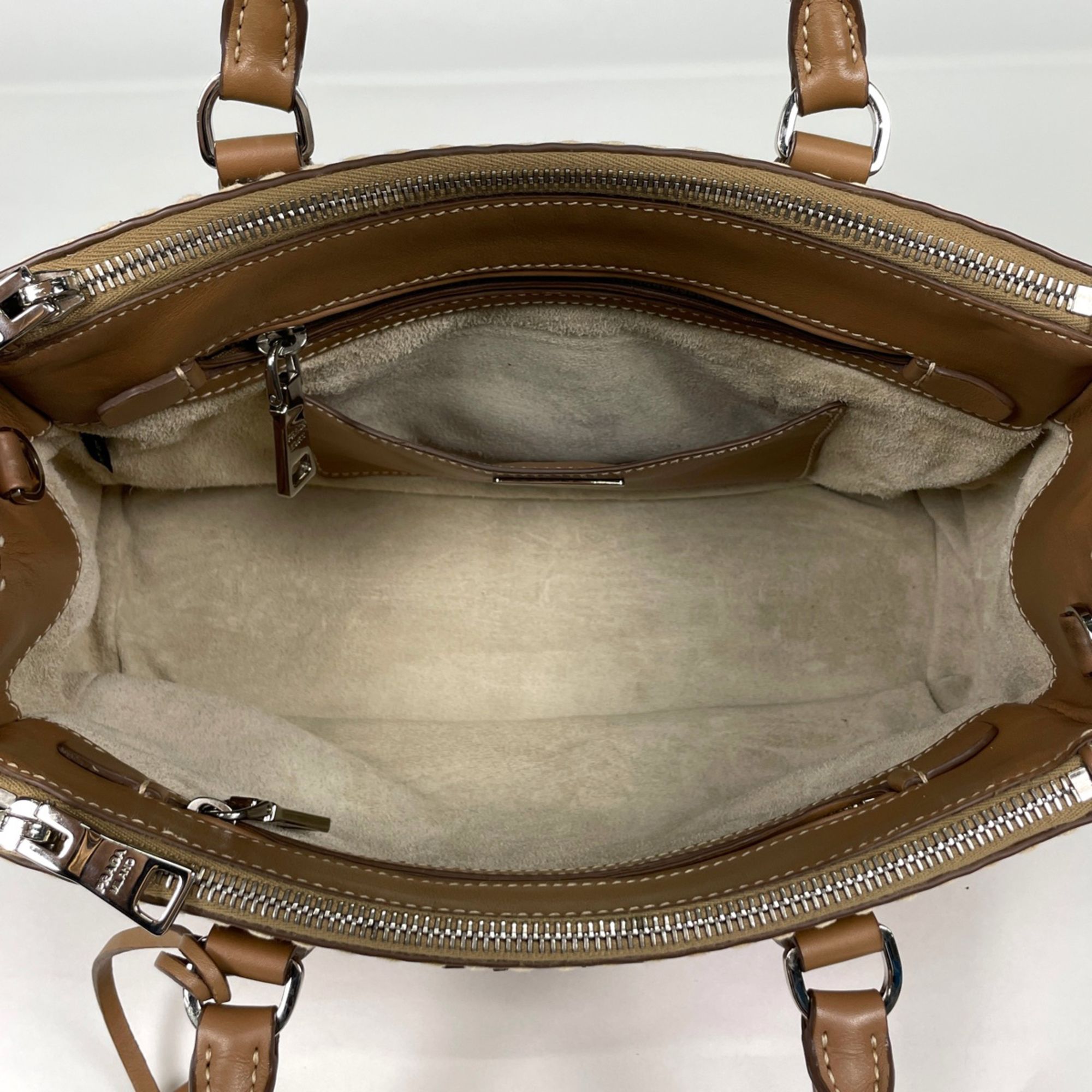 Leather Handbag (Pre-Owned) - Prada - Modalova