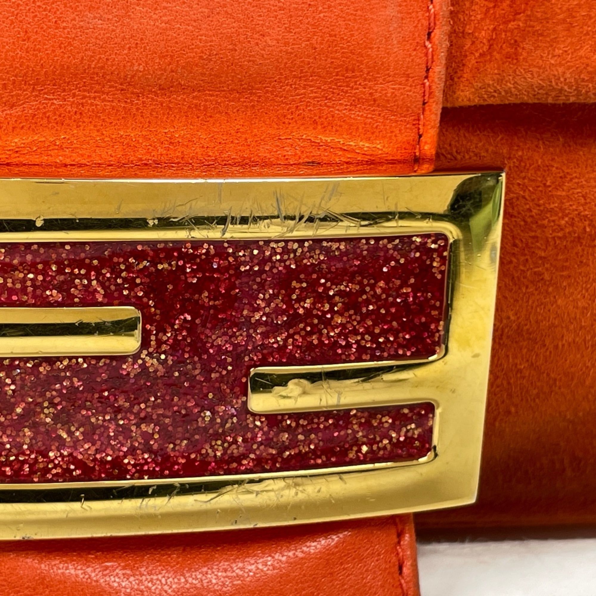 Suede Leather Shoulder Bag (Pre-Owned) - Fendi - Modalova
