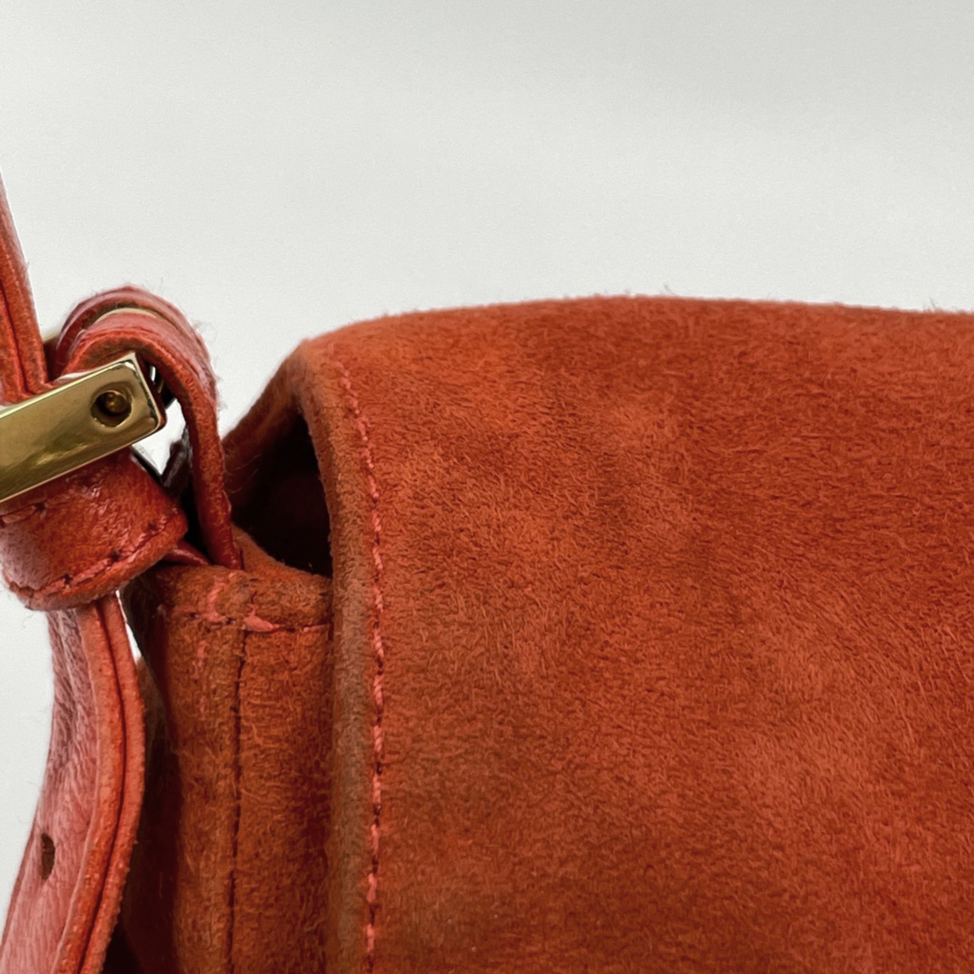 Suede Leather Shoulder Bag (Pre-Owned) - Fendi - Modalova
