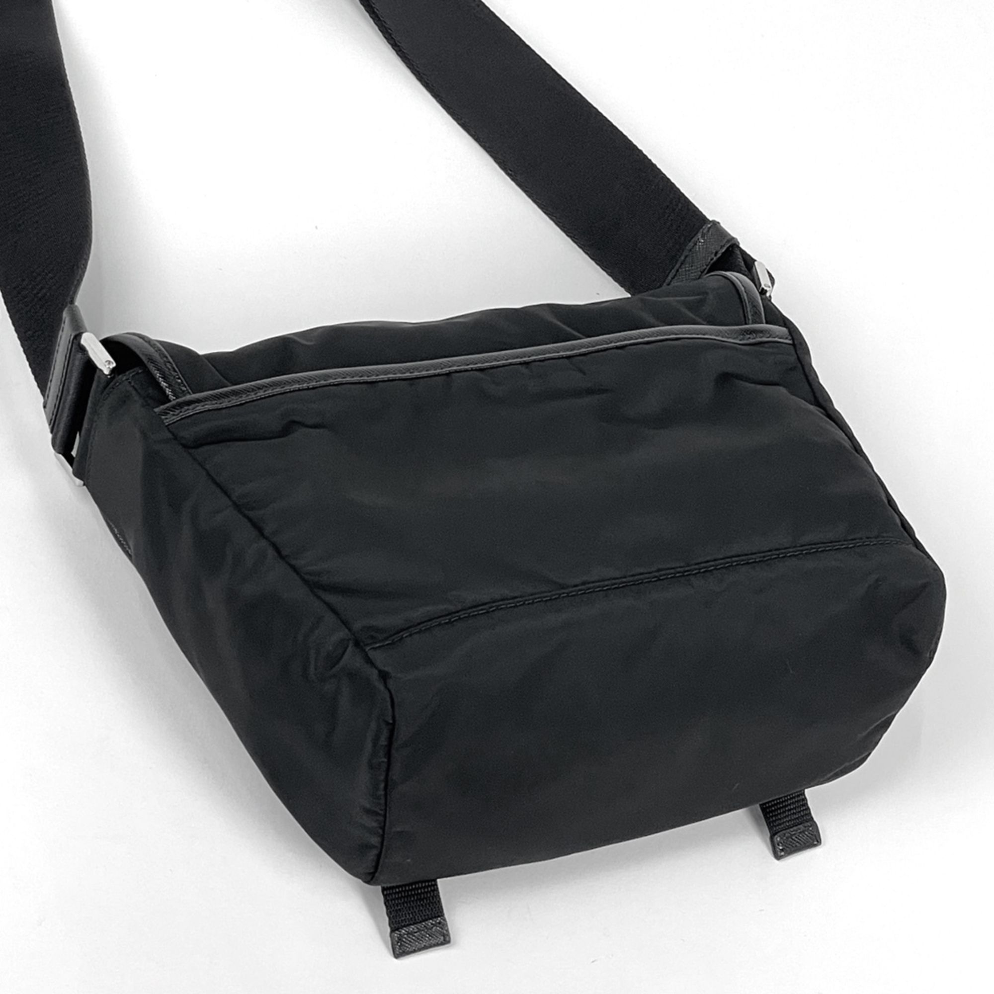 Nylon Leather Shoulder Bag (Pre-Owned) - Prada - Modalova