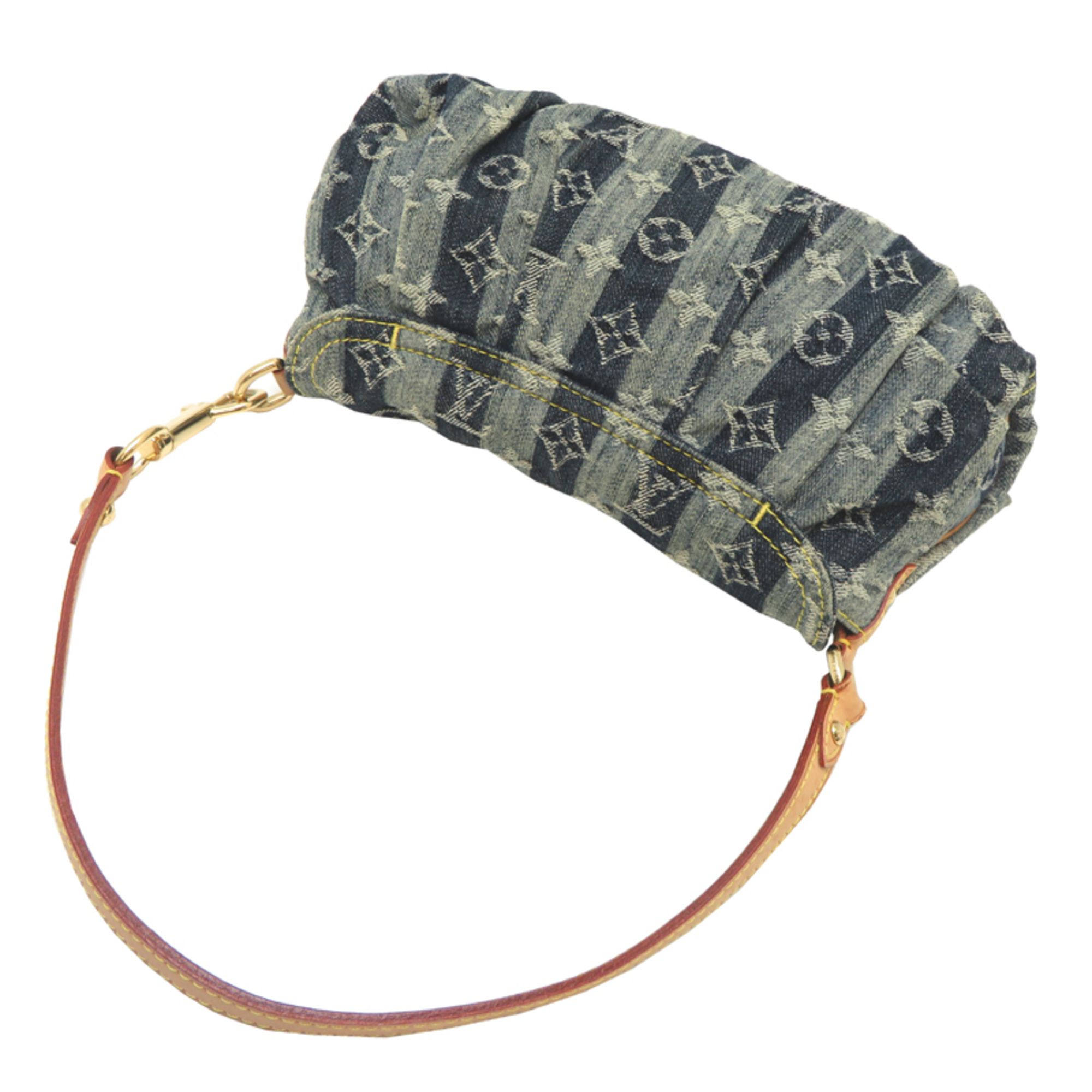 Monogram Denim Shoulder Bag (Pre-Owned) - Louis Vuitton - Modalova