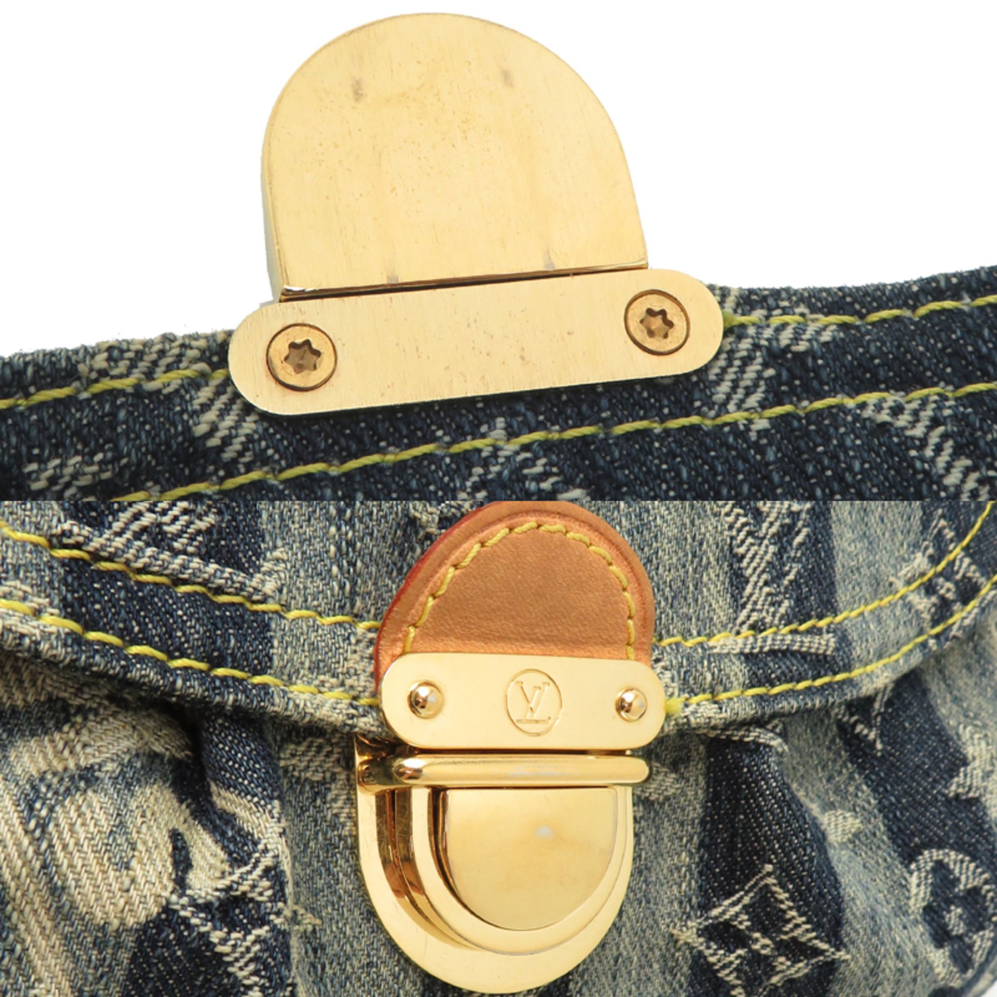 Monogram Denim Shoulder Bag (Pre-Owned) - Louis Vuitton - Modalova