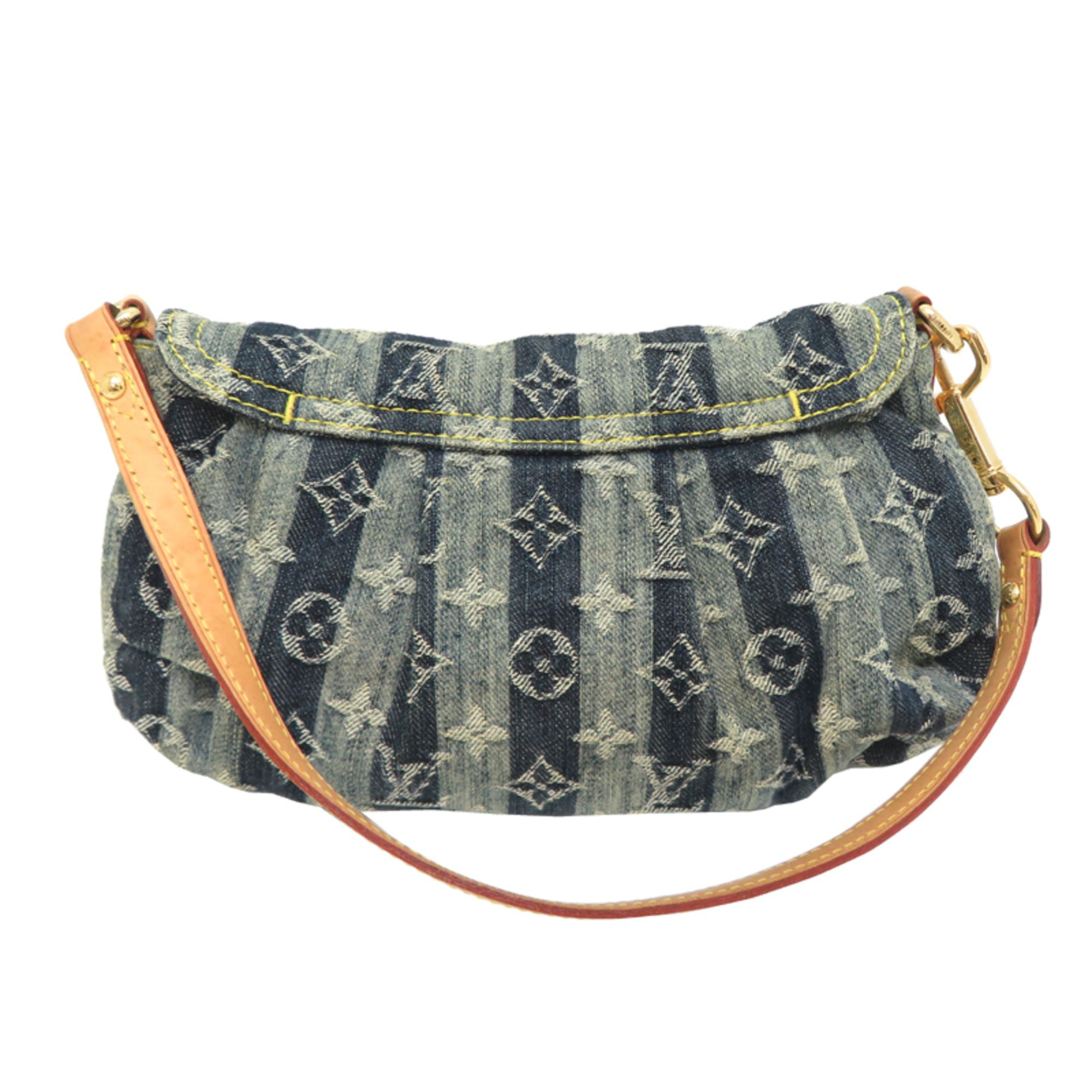 Monogram Denim Shoulder Bag (Pre-Owned) - Louis Vuitton - Modalova