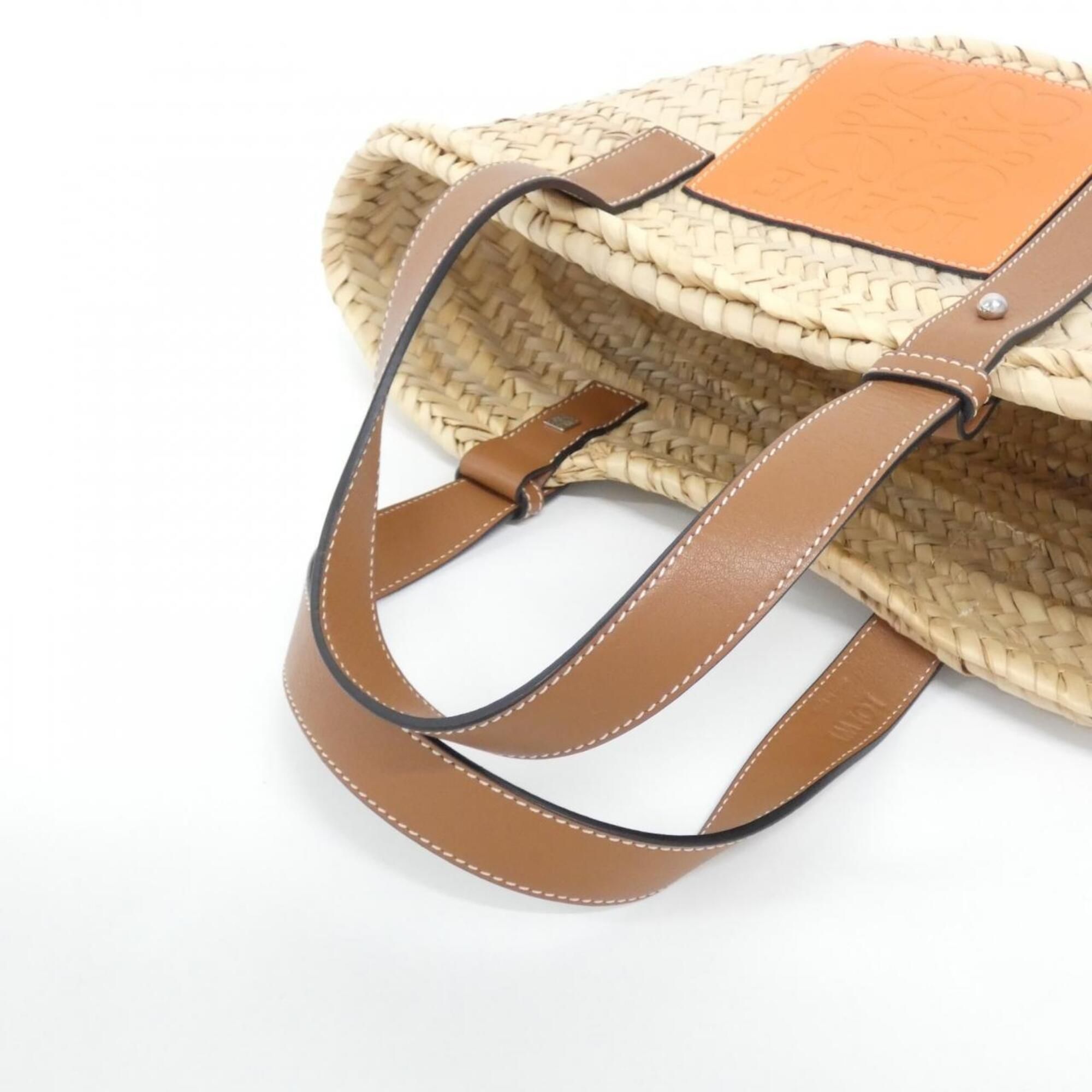 Raffia Leather Handbag (Pre-Owned) - Loewe - Modalova