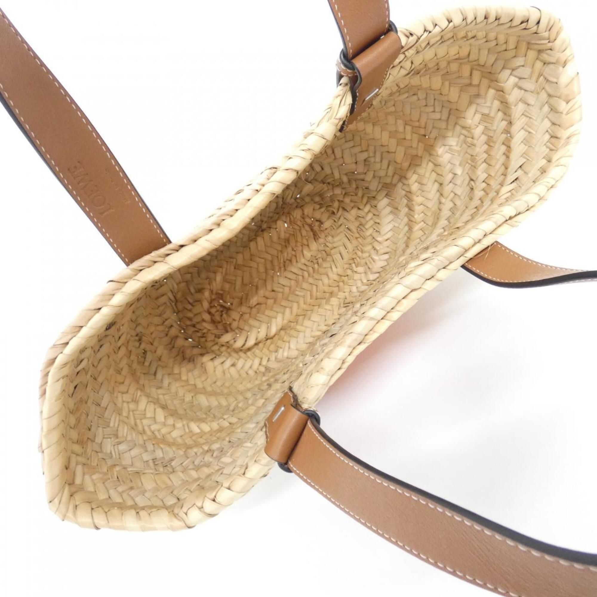 Raffia Leather Handbag (Pre-Owned) - Loewe - Modalova