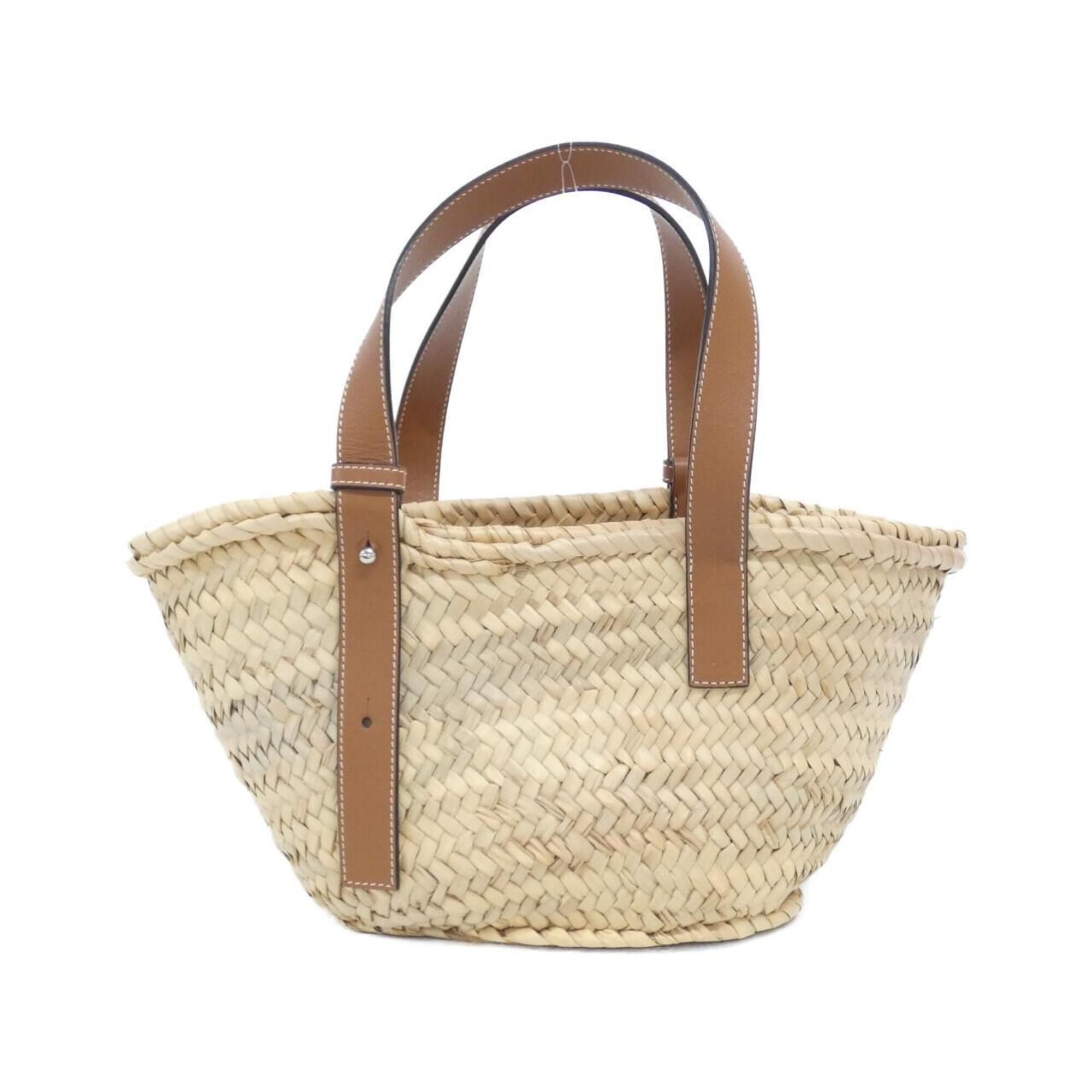 Raffia Leather Handbag (Pre-Owned) - Loewe - Modalova