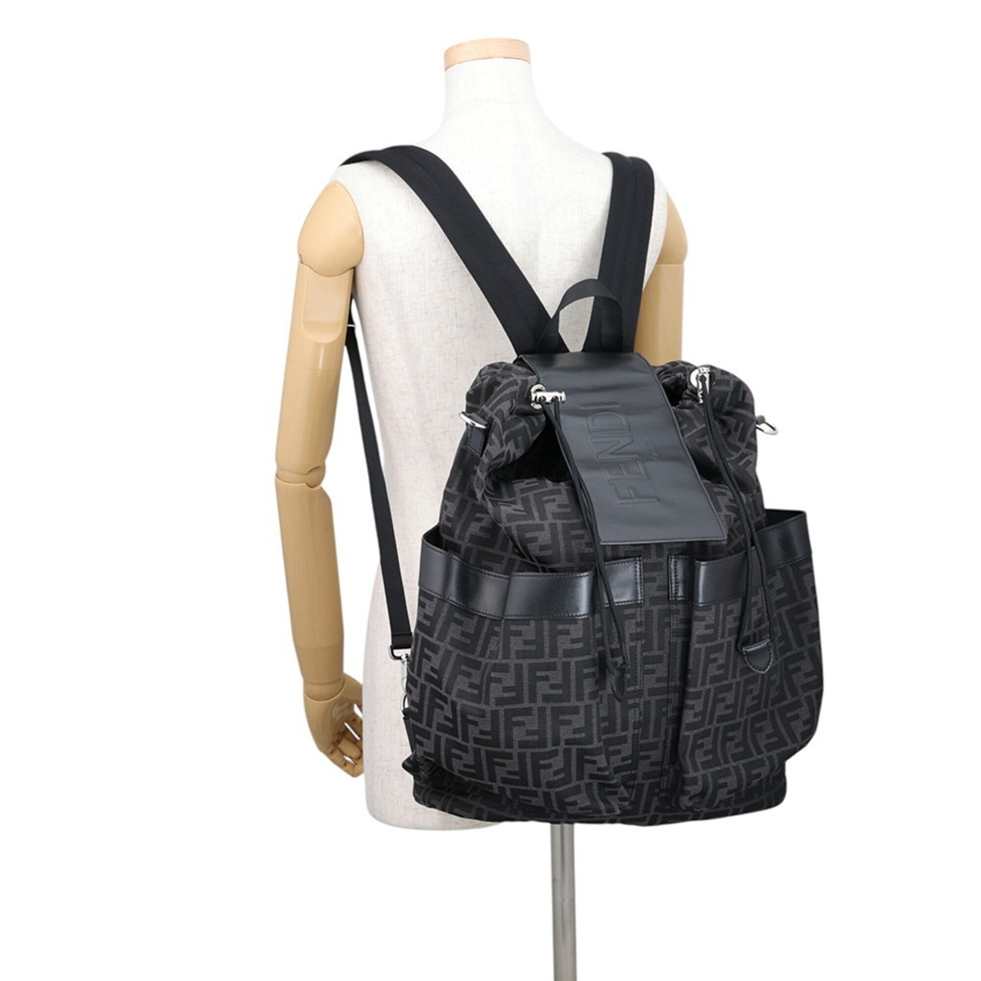 Jacquard Leather Backpack (Pre-Owned) - Fendi - Modalova