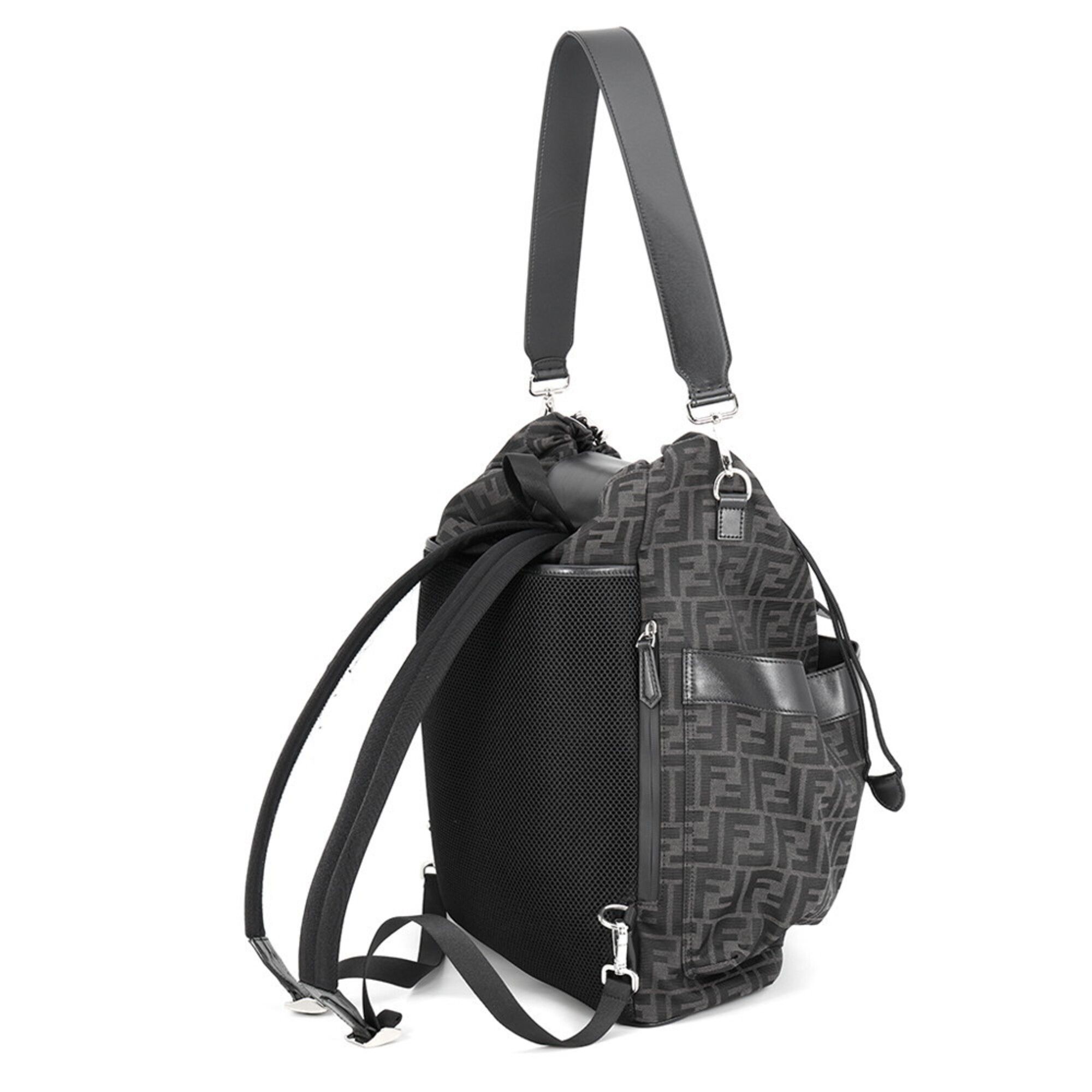Jacquard Leather Backpack (Pre-Owned) - Fendi - Modalova