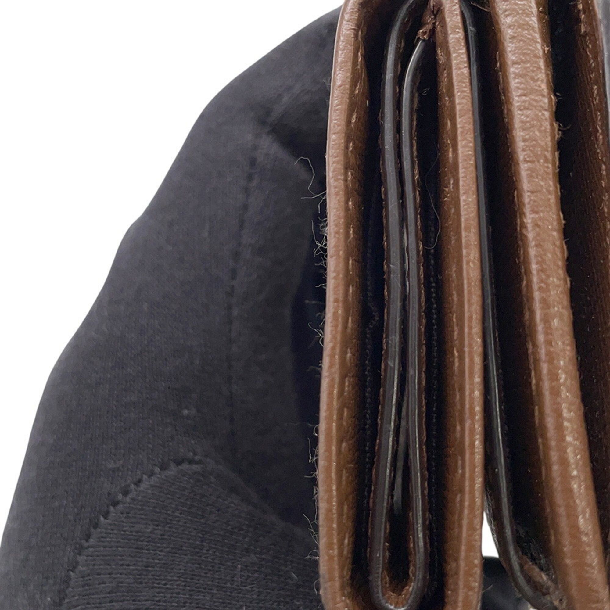 Canvas Leather Wallet (Tri-Fold) (Pre-Owned) - Gucci - Modalova