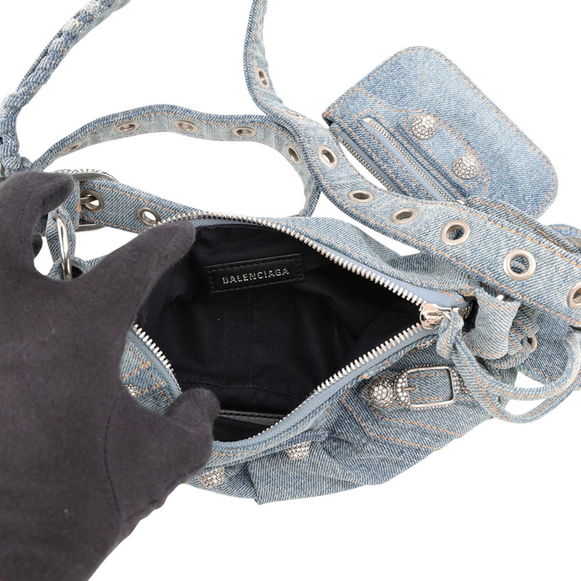 Denim Handbag Shoulder Bag (Pre-Owned) - Balenciaga - Modalova