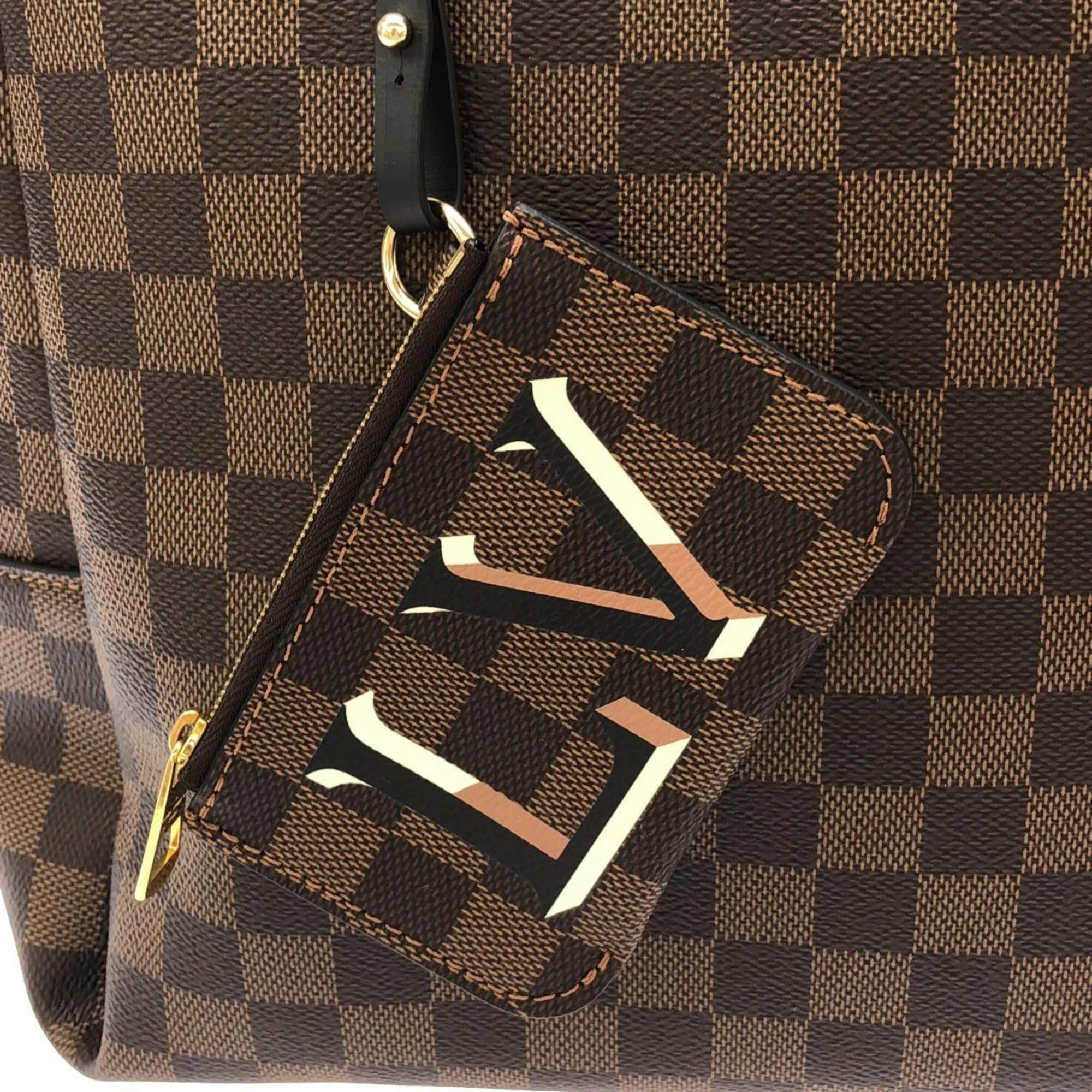 Coated Canvas Handbag Pouch (Pre-Owned) - Louis Vuitton - Modalova