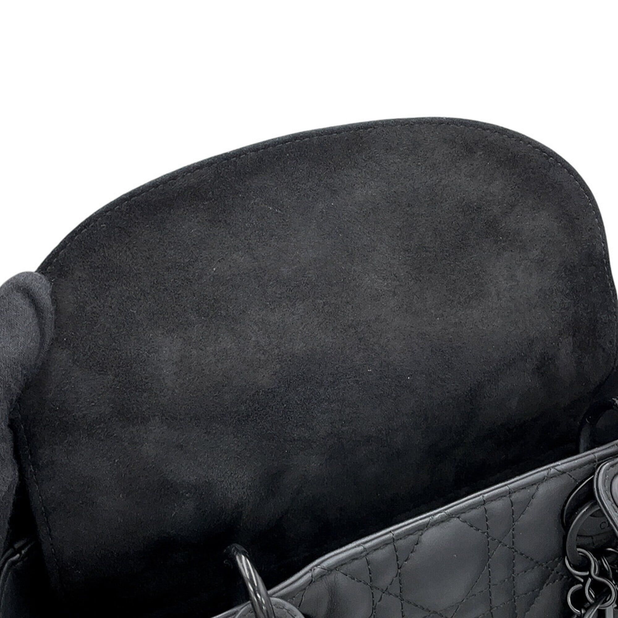 Lady Dior Leather Handbag (Pre-Owned) - Christian Dior - Modalova