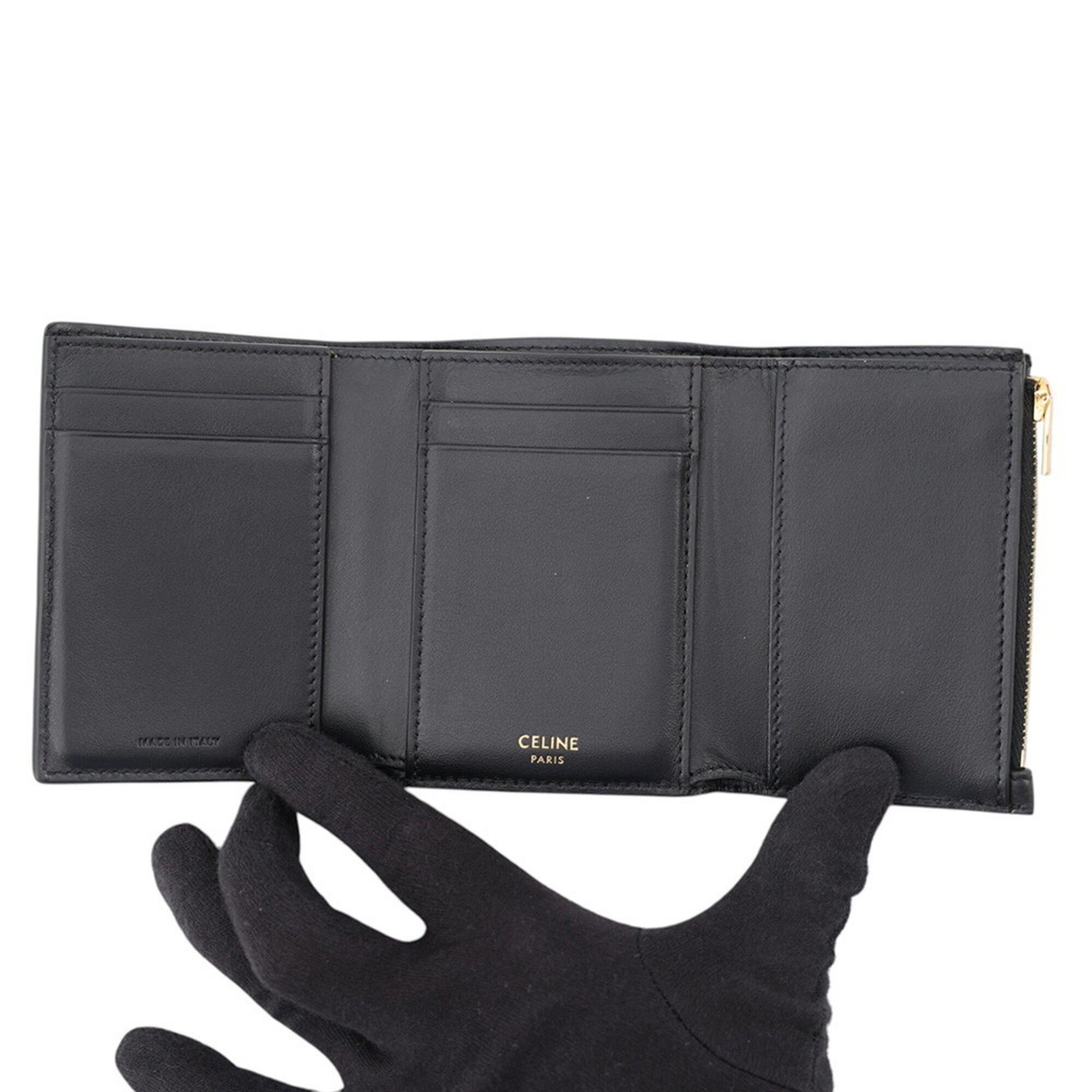 Leather Wallet (Tri-Fold) (Pre-Owned) - Celine - Modalova