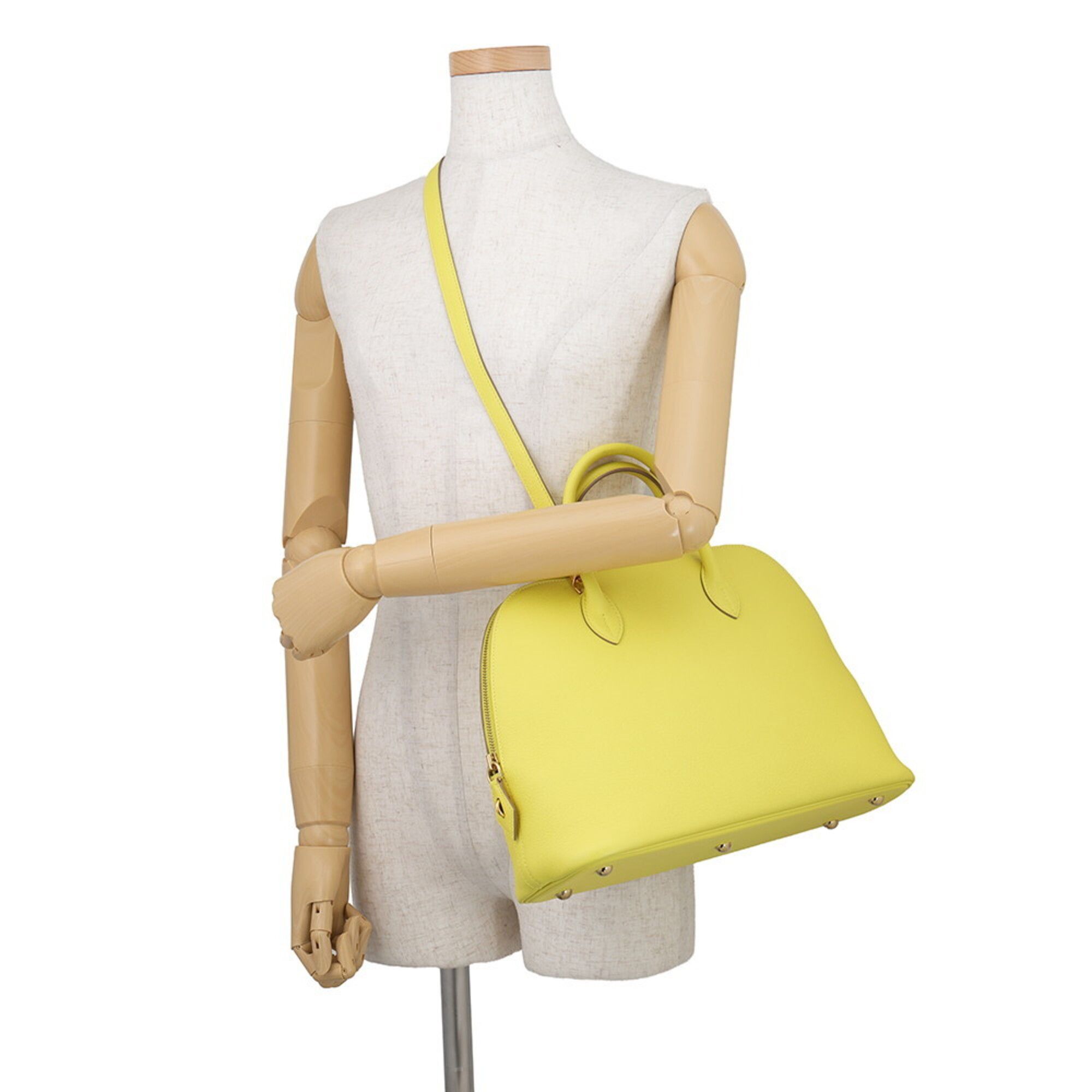 Bolide Evercalf Leather Handbag (Pre-Owned) - Hermes - Modalova