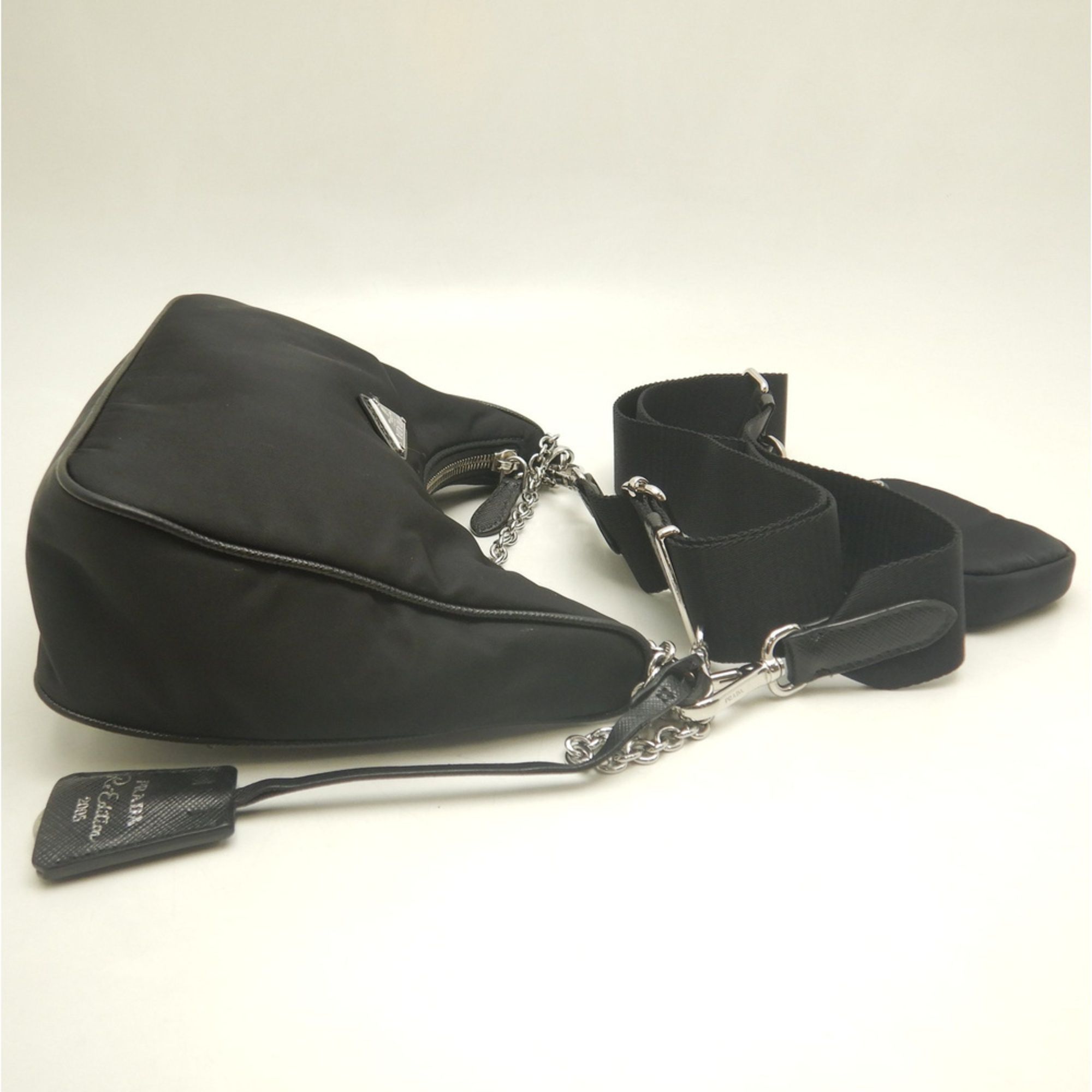 Saffiano Nylon Saffiano Shoulder Bag (Pre-Owned) - Prada - Modalova