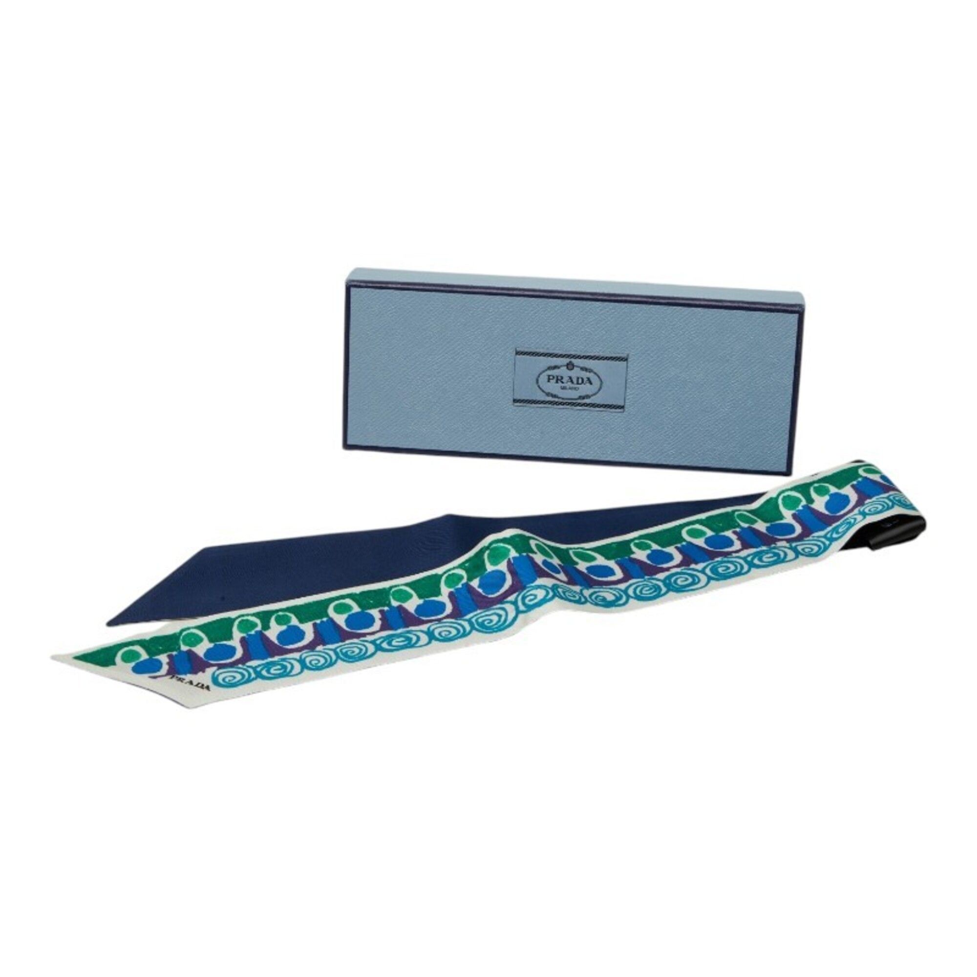 Prada Blue Green Silk (Pre-Owned) - Prada - Modalova