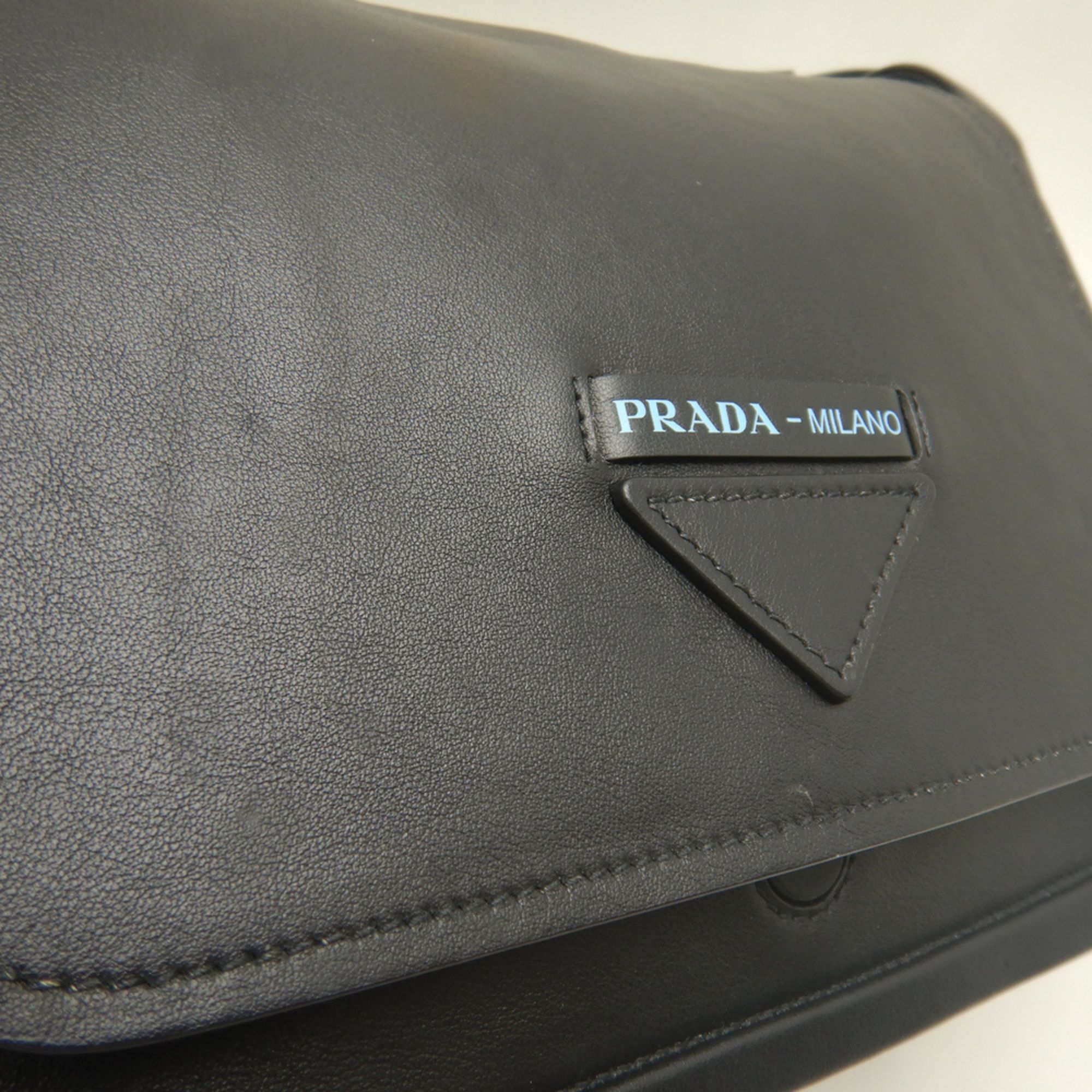Leather Shoulder Bag (Pre-Owned) - Prada - Modalova