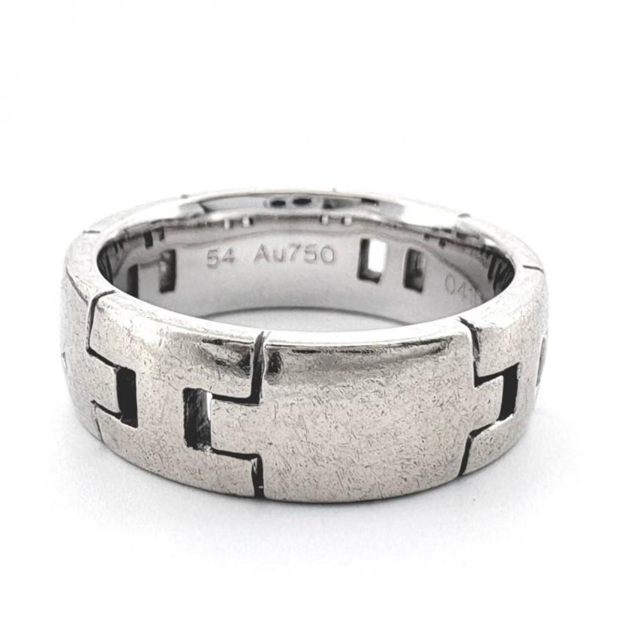 White Gold (18K) Band Ring (Pre-Owned) - Hermes - Modalova