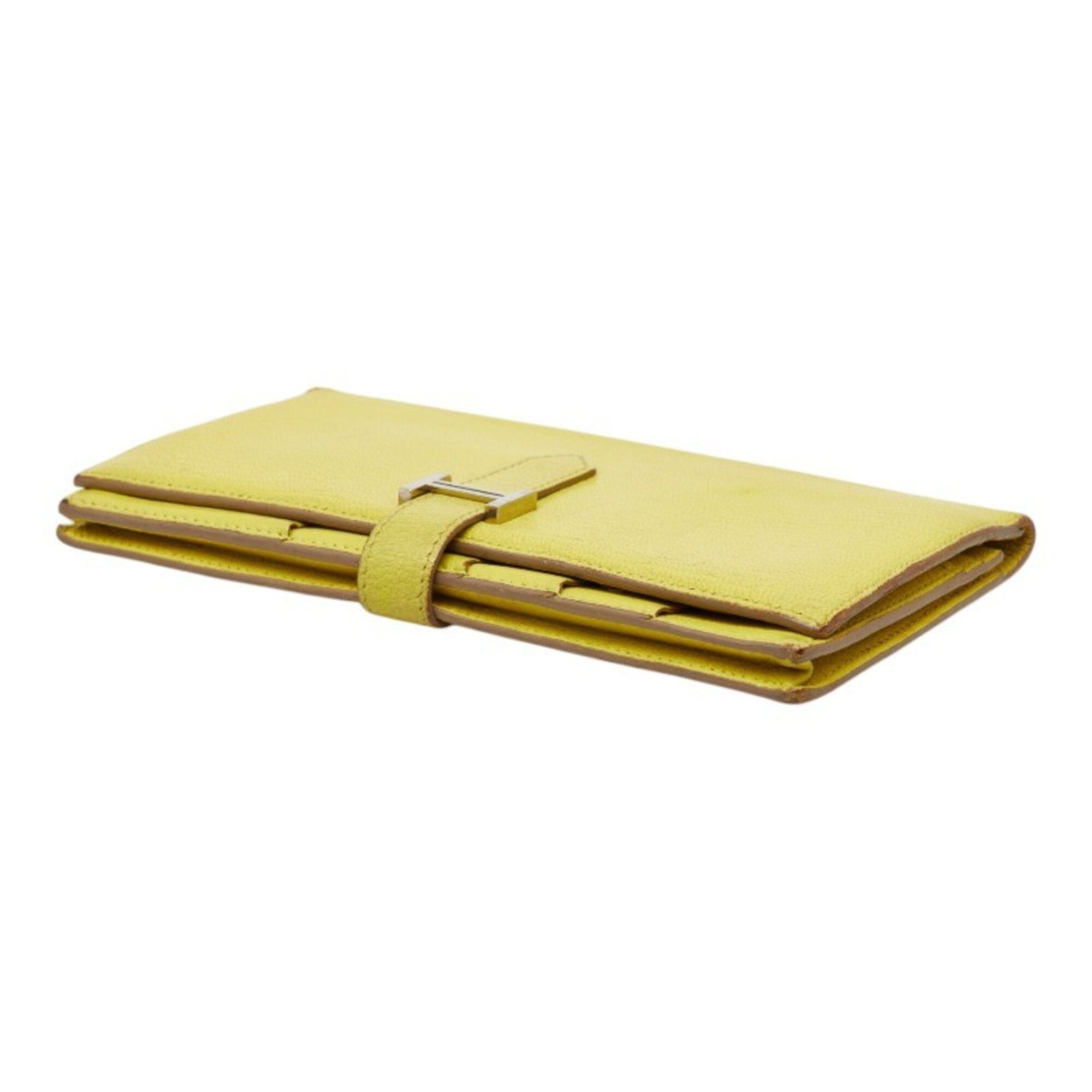 Chevre Leather Long Wallet (Bi-Fold) (Pre-Owned) - Hermes - Modalova