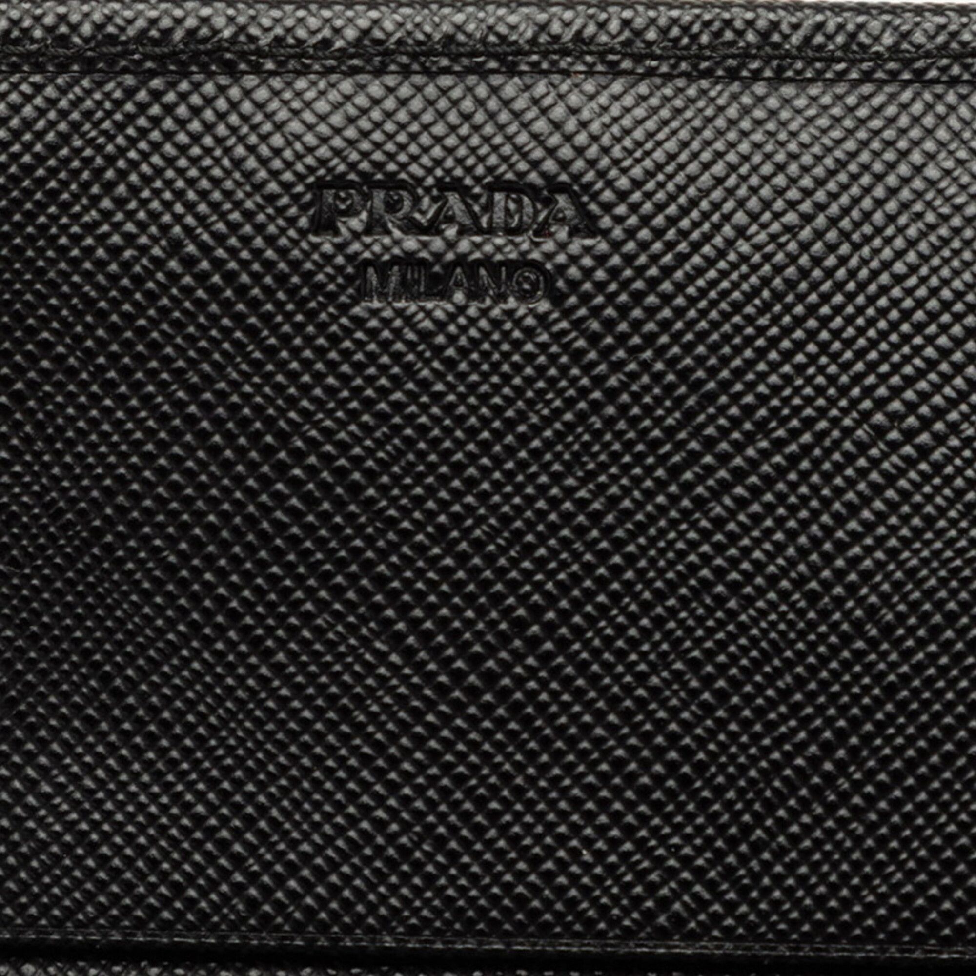 Leather Long Wallet (Bi-Fold) (Pre-Owned) - Prada - Modalova