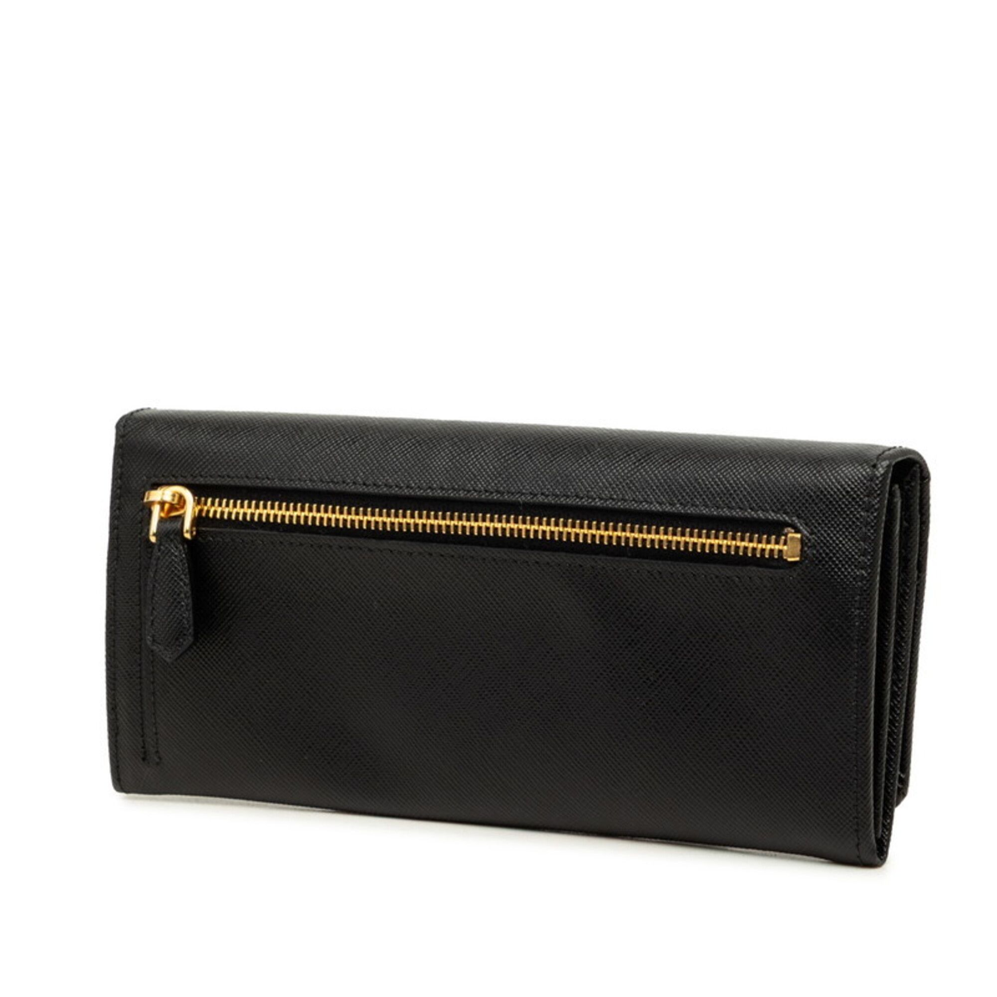 Leather Long Wallet (Bi-Fold) (Pre-Owned) - Prada - Modalova