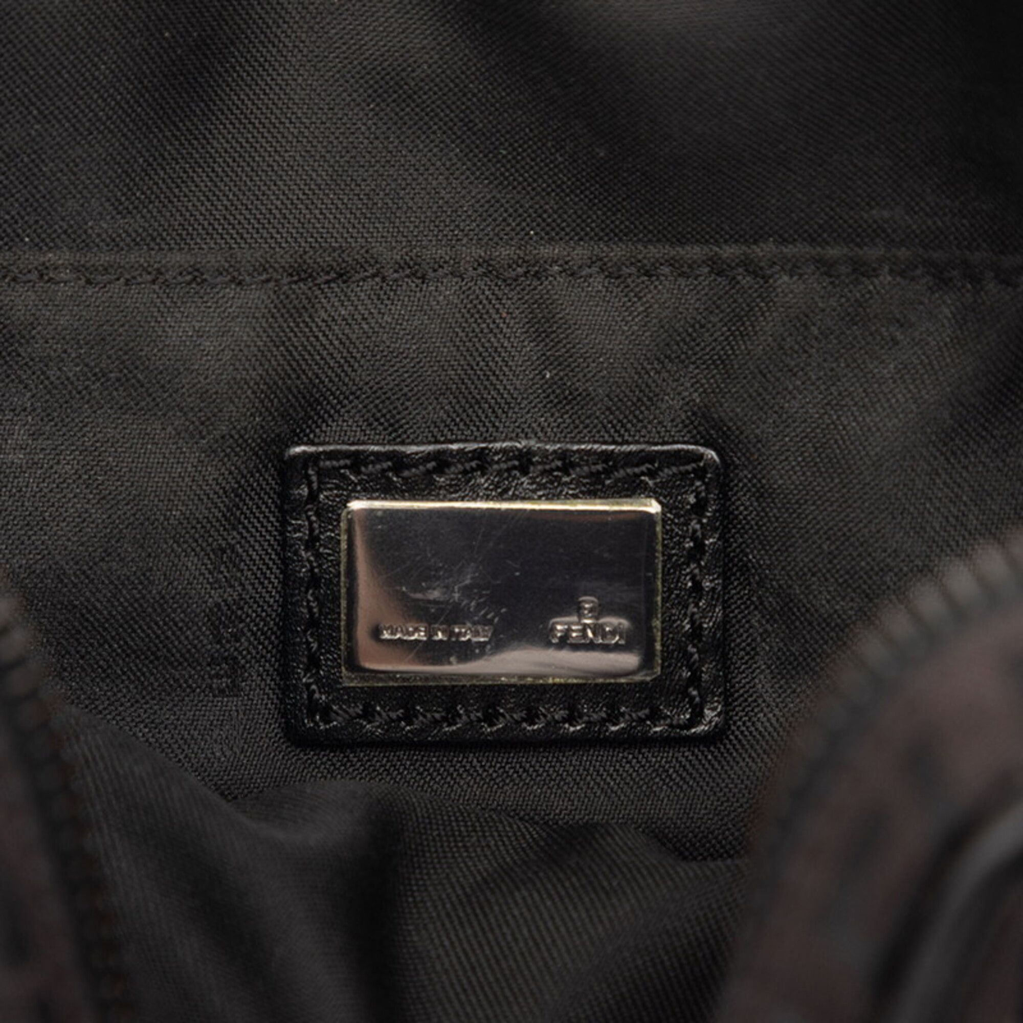 Canvas Leather Shoulder Bag (Pre-Owned) - Fendi - Modalova