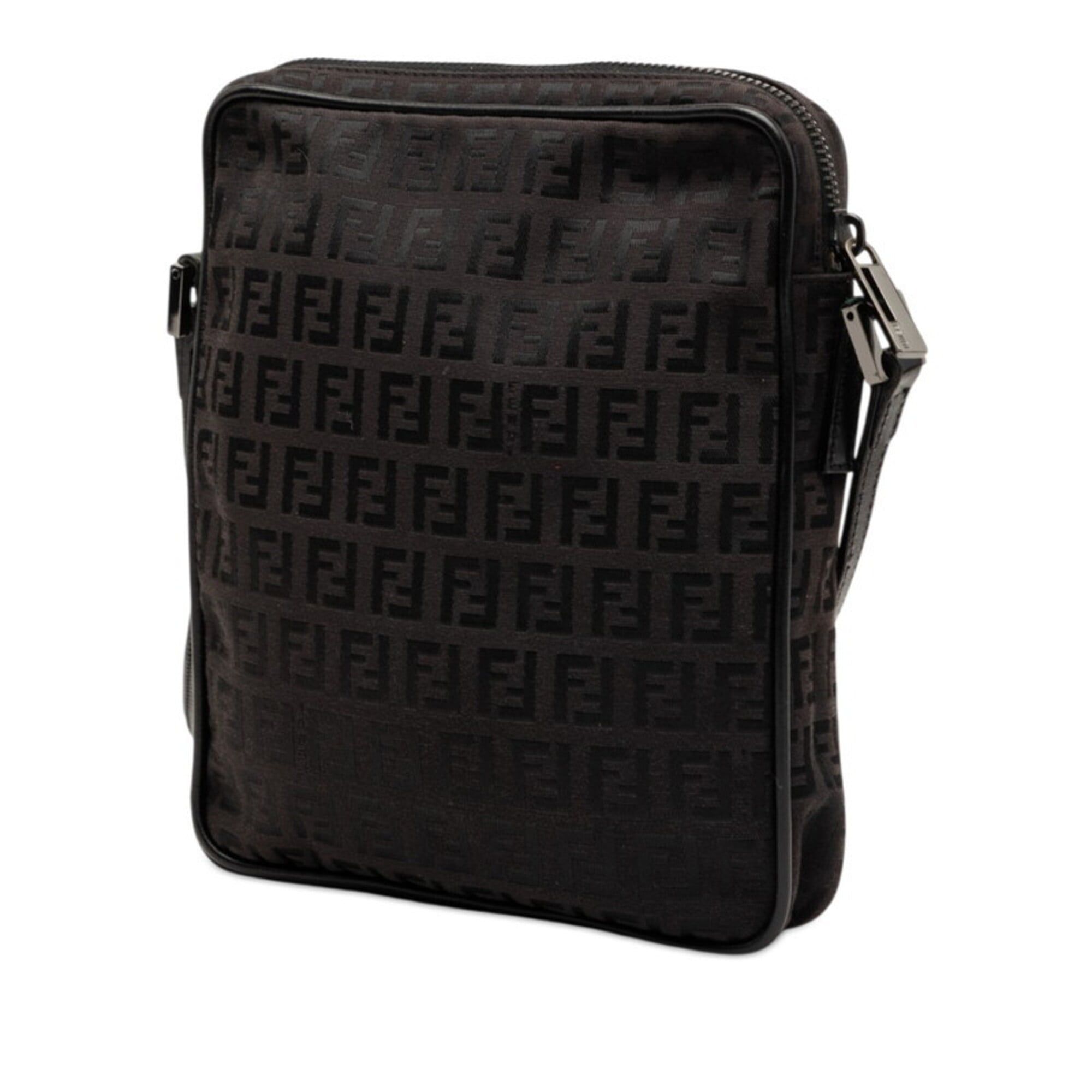 Canvas Leather Shoulder Bag (Pre-Owned) - Fendi - Modalova