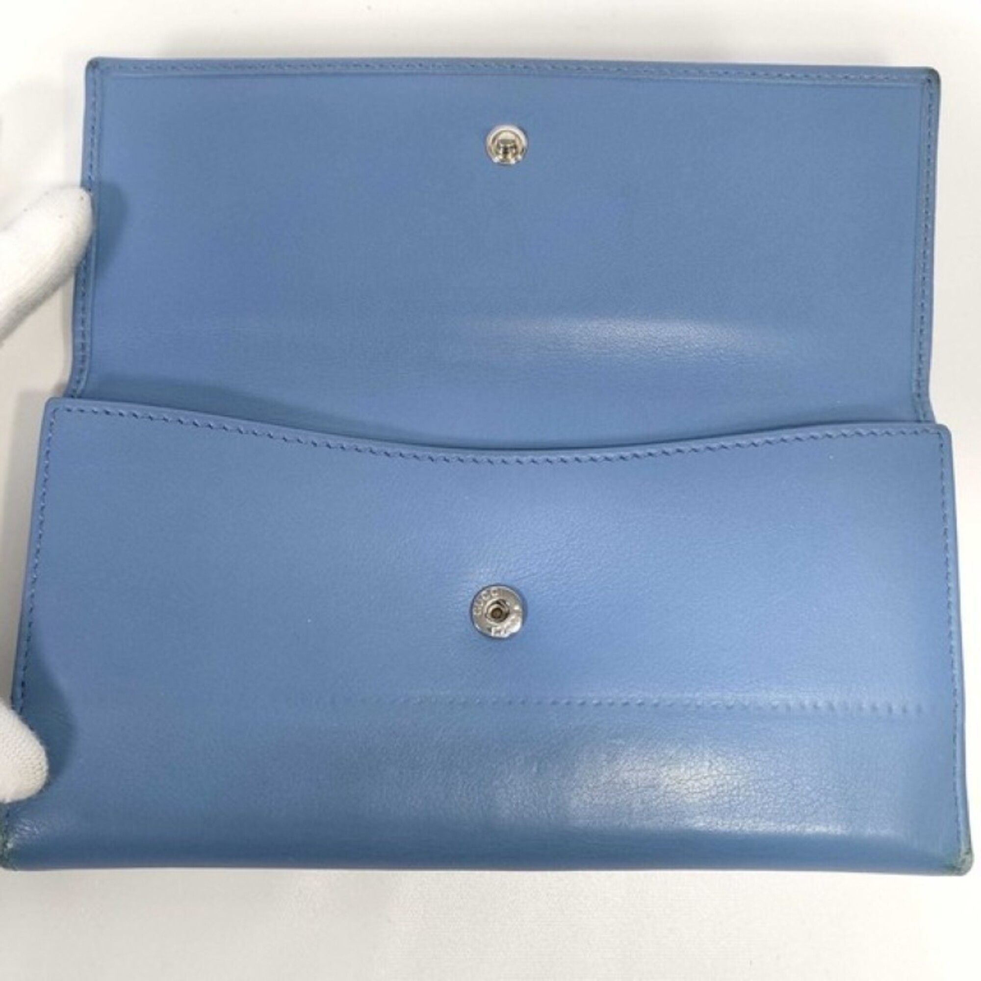 Leather Long Wallet (Bi-Fold) (Pre-Owned) - Gucci - Modalova
