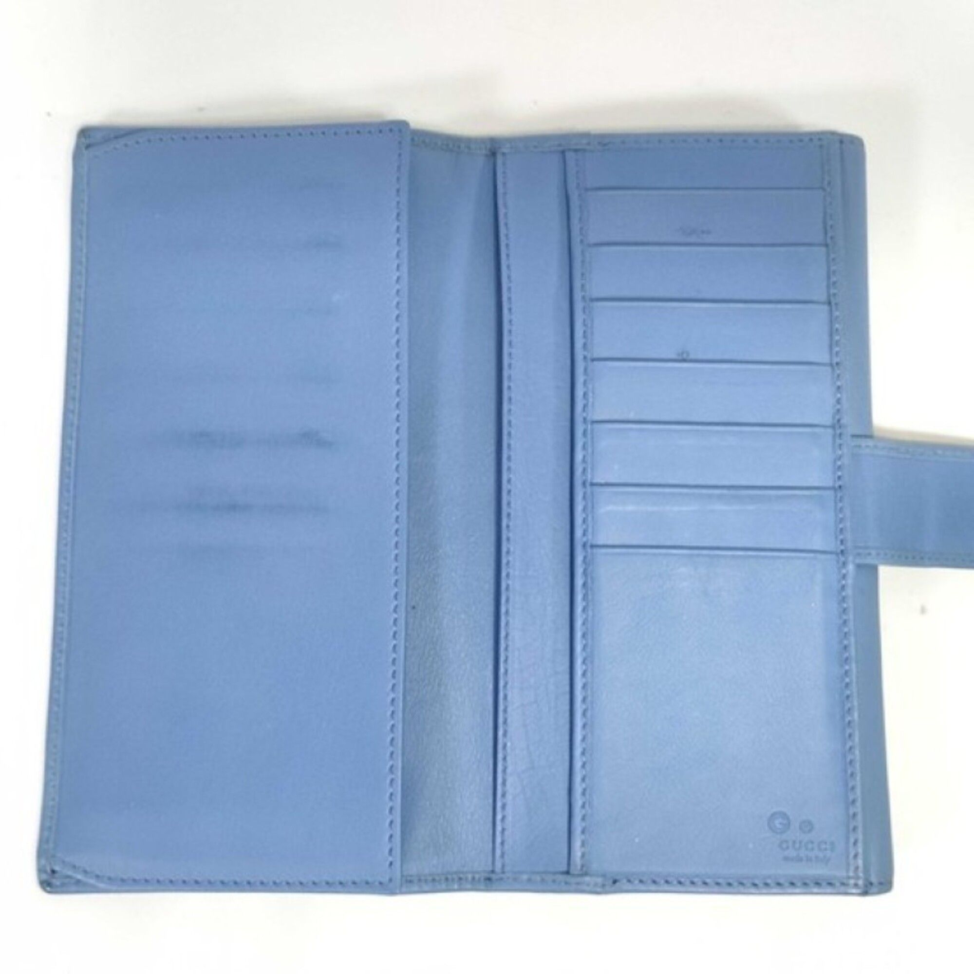 Leather Long Wallet (Bi-Fold) (Pre-Owned) - Gucci - Modalova
