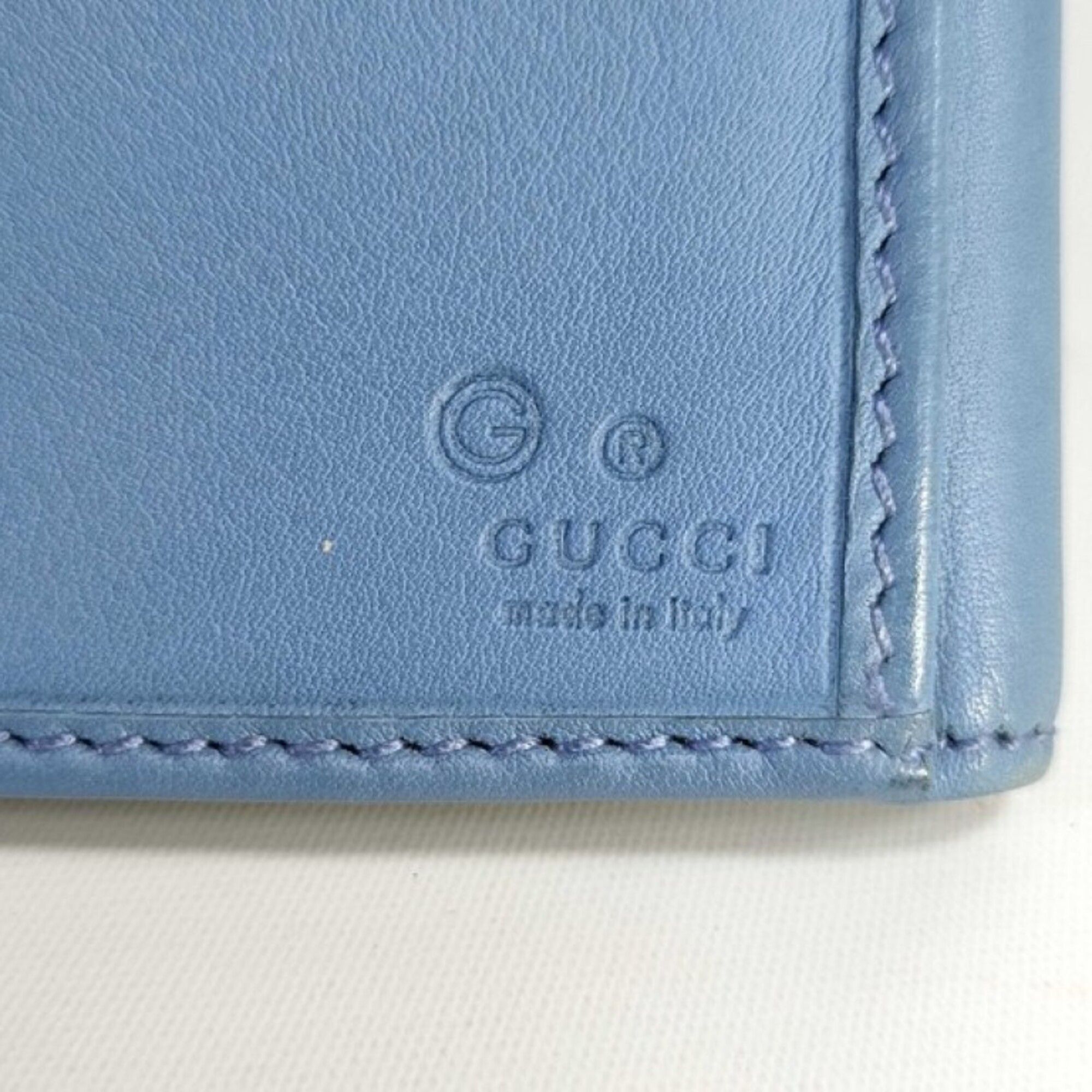 Leather Long Wallet (Bi-Fold) (Pre-Owned) - Gucci - Modalova
