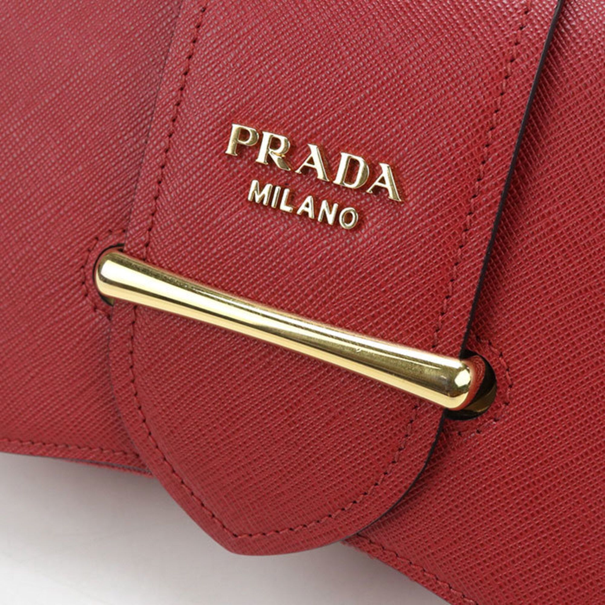 Leather Shoulder Bag (Pre-Owned) - Prada - Modalova