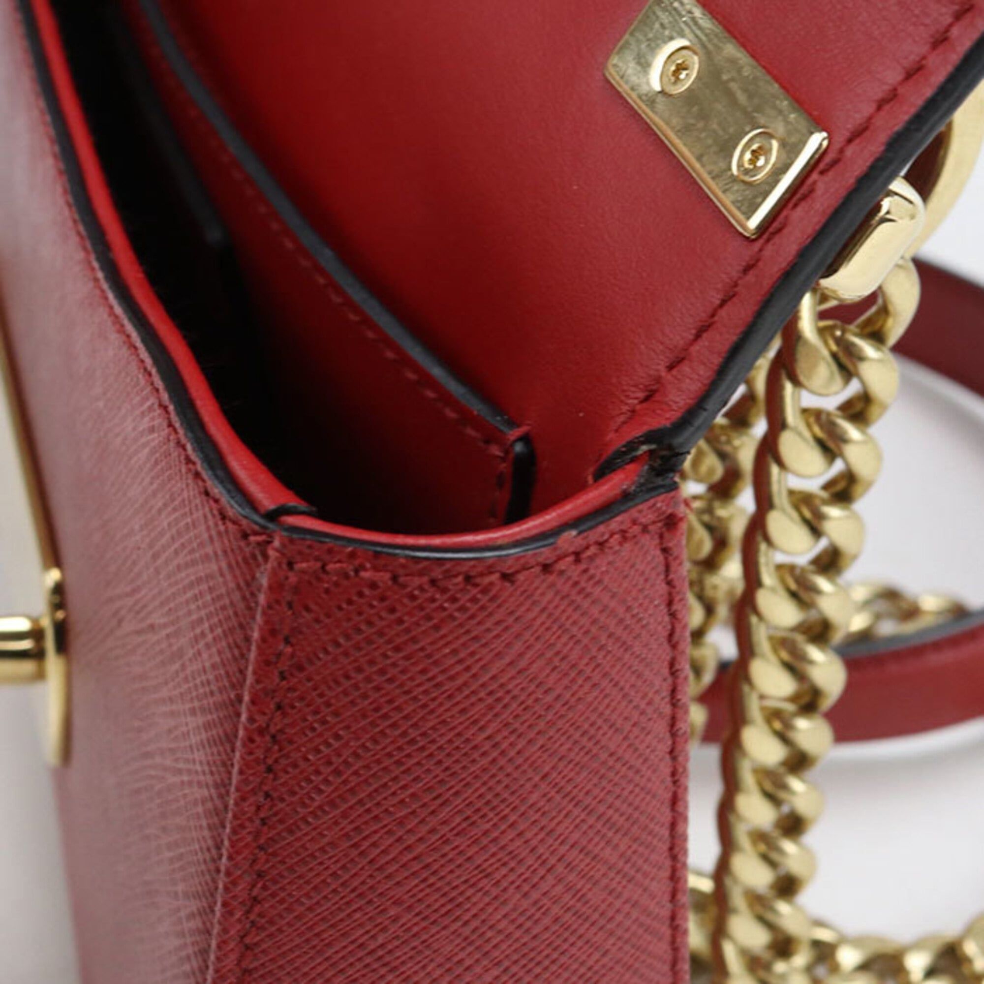 Leather Shoulder Bag (Pre-Owned) - Prada - Modalova