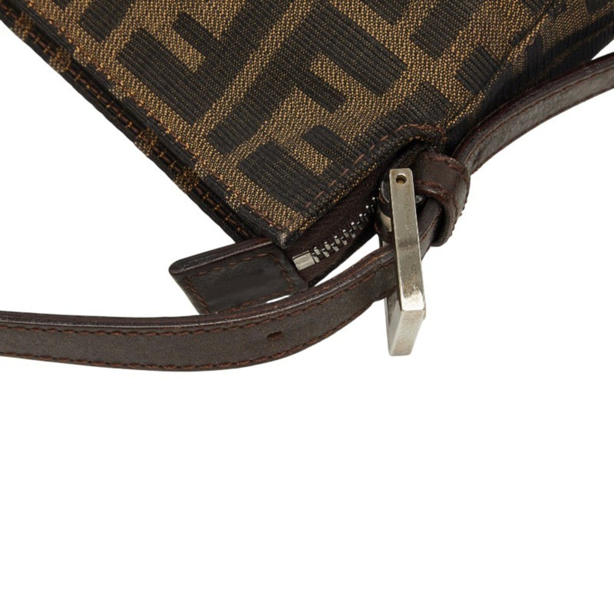 Canvas Leather Shoulder Bag (Pre-Owned) - Fendi - Modalova