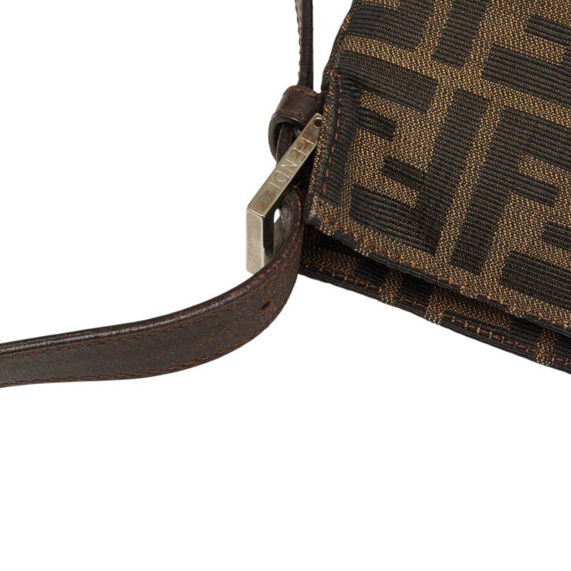 Canvas Leather Shoulder Bag (Pre-Owned) - Fendi - Modalova