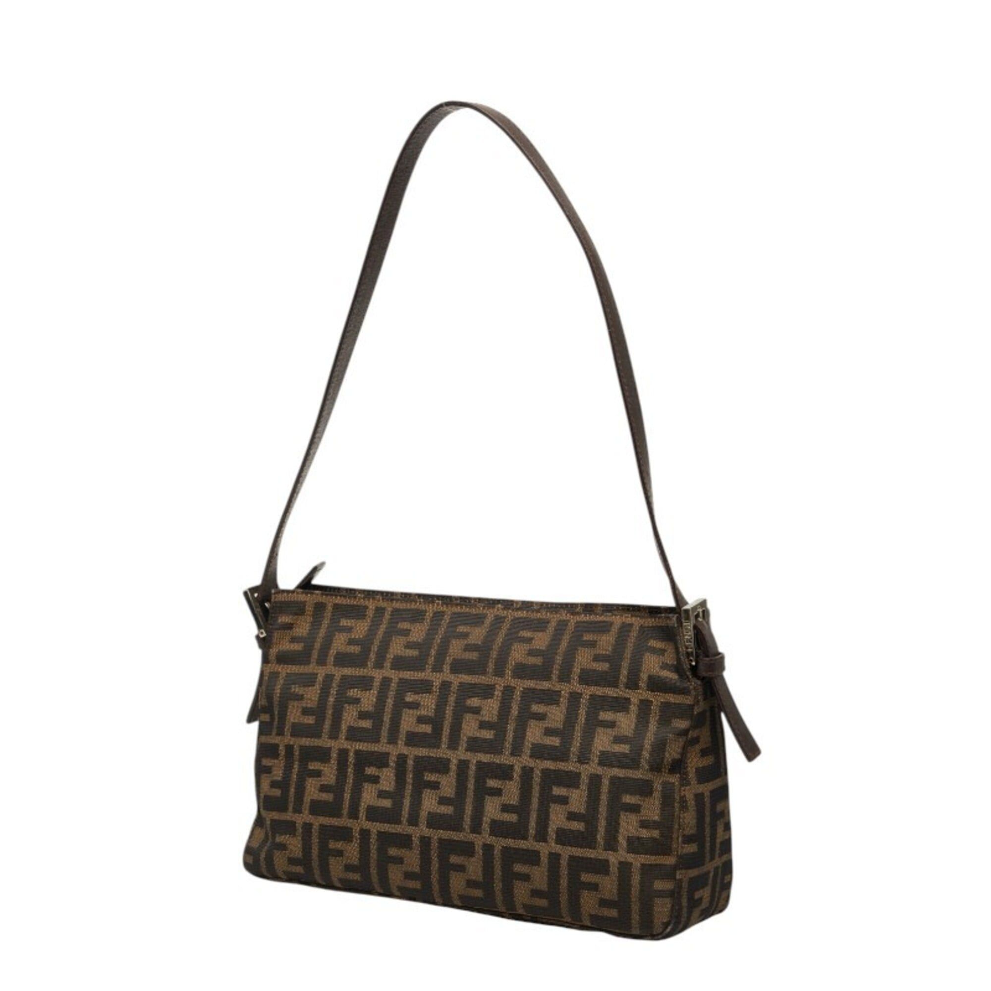 Canvas Leather Shoulder Bag (Pre-Owned) - Fendi - Modalova