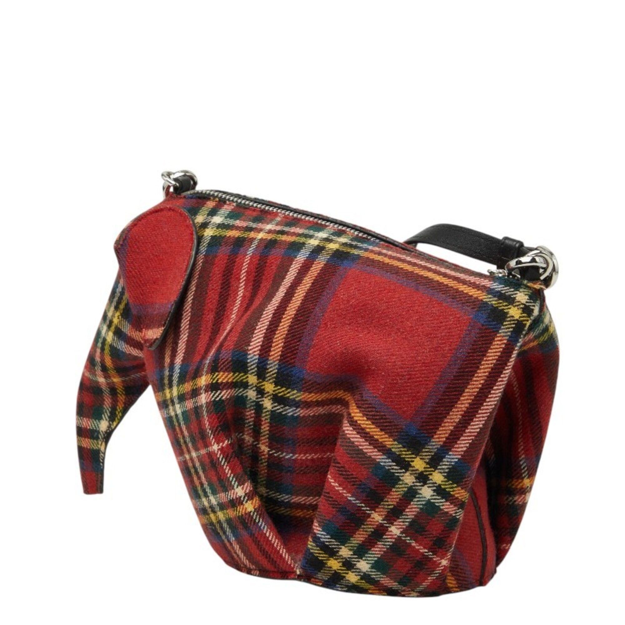 Red Wool Shoulder Bag (Pre-Owned) - Loewe - Modalova