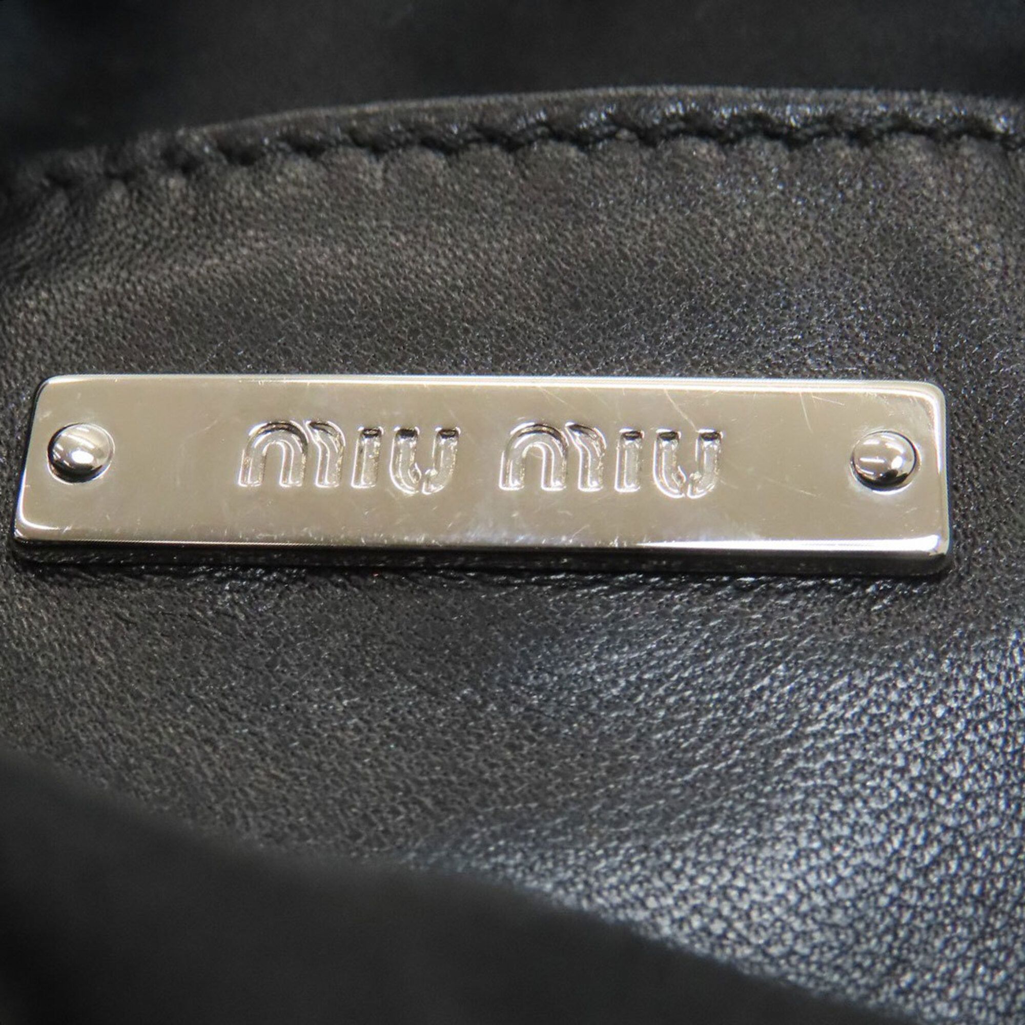 Leather Pouch Shoulder Bag (Pre-Owned) - Miu Miu - Modalova