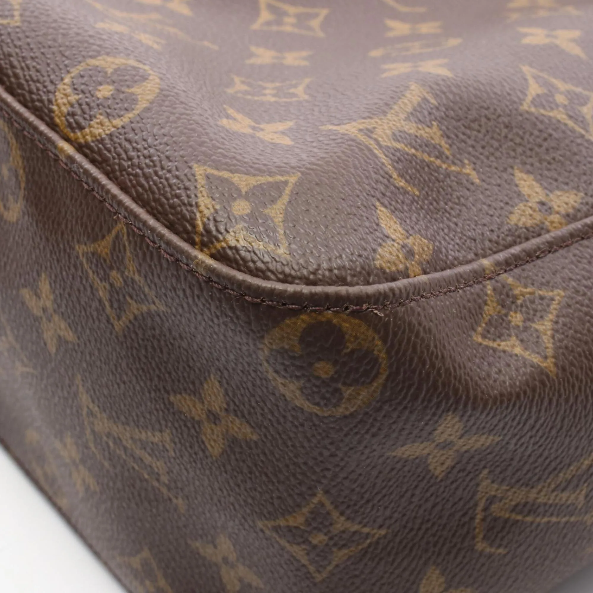 Monogram Coated Canvas Leather Handbag Shoulder Bag (Pre-Owned) - Louis Vuitton - Modalova