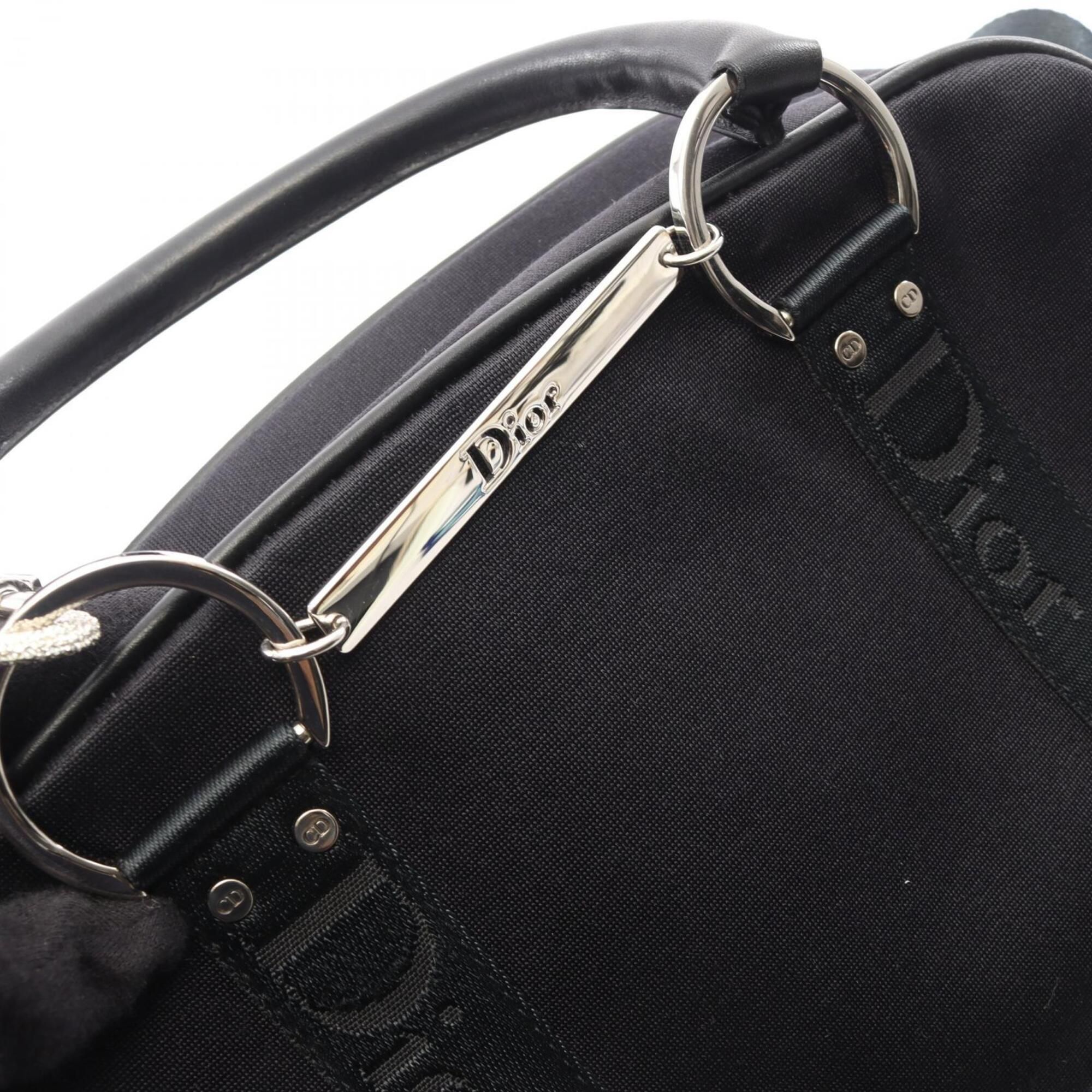 Leather Nylon Canvas Handbag (Pre-Owned) - Christian Dior - Modalova
