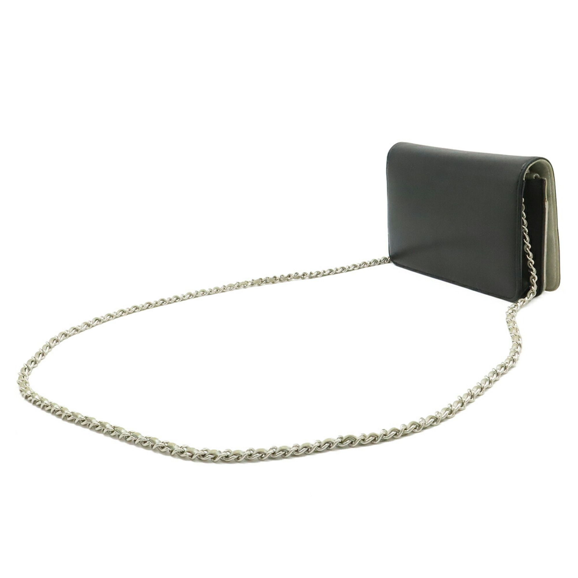 Leather Chain/Shoulder Wallet (Pre-Owned) - Chanel - Modalova