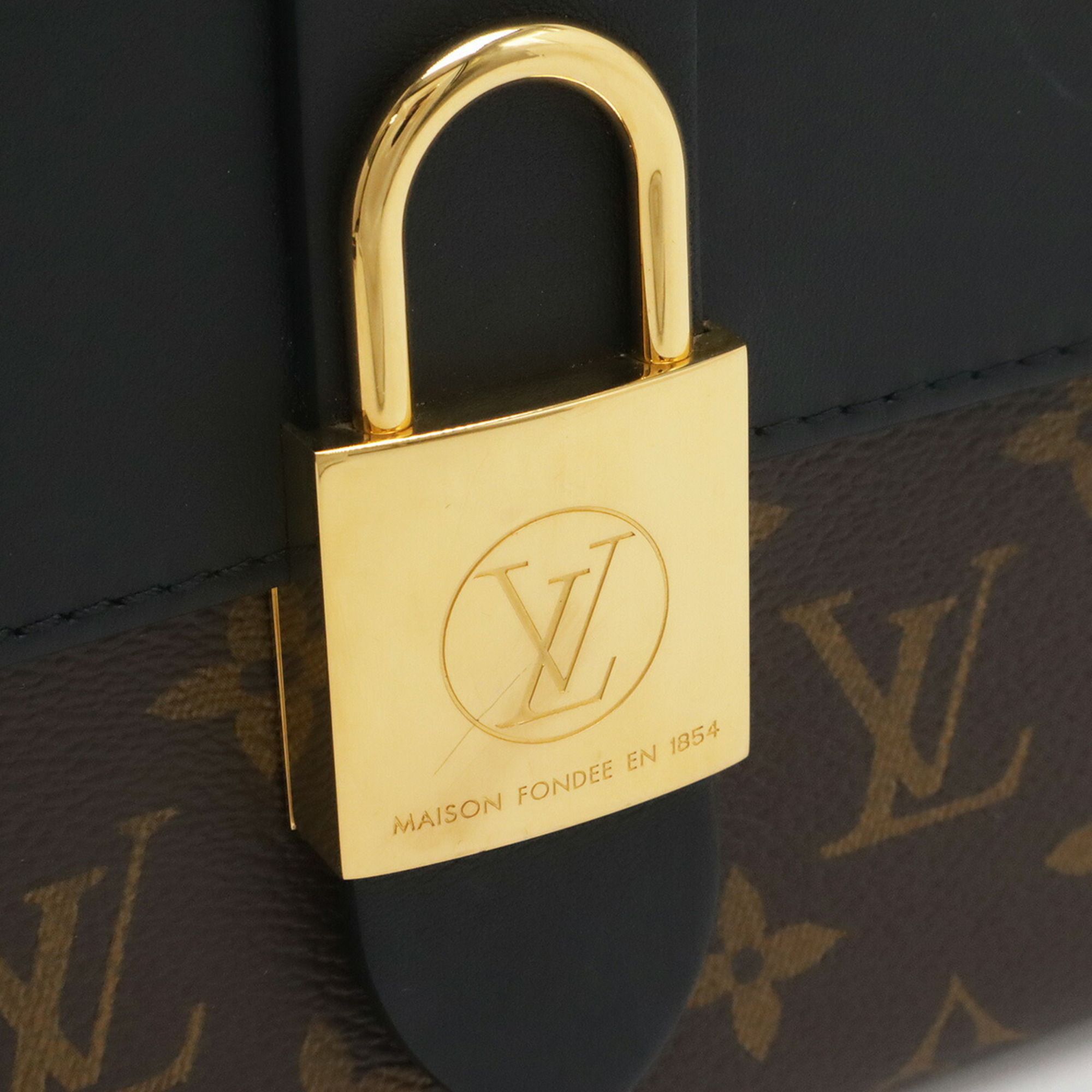 Monogram Canvas Leather Handbag Shoulder Bag (Pre-Owned) - Louis Vuitton - Modalova