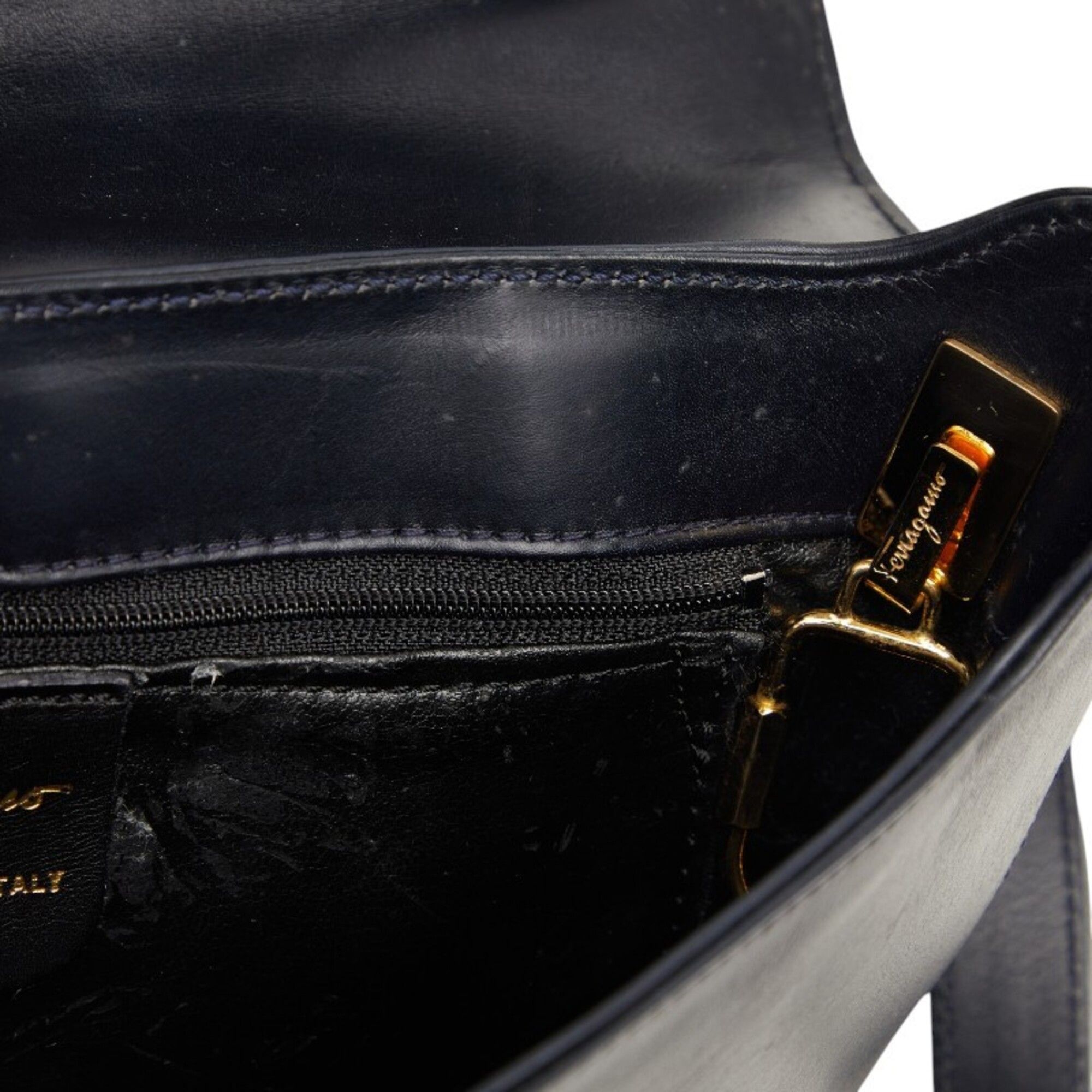Leather Shoulder Bag (Pre-Owned) - Salvatore Ferragamo - Modalova
