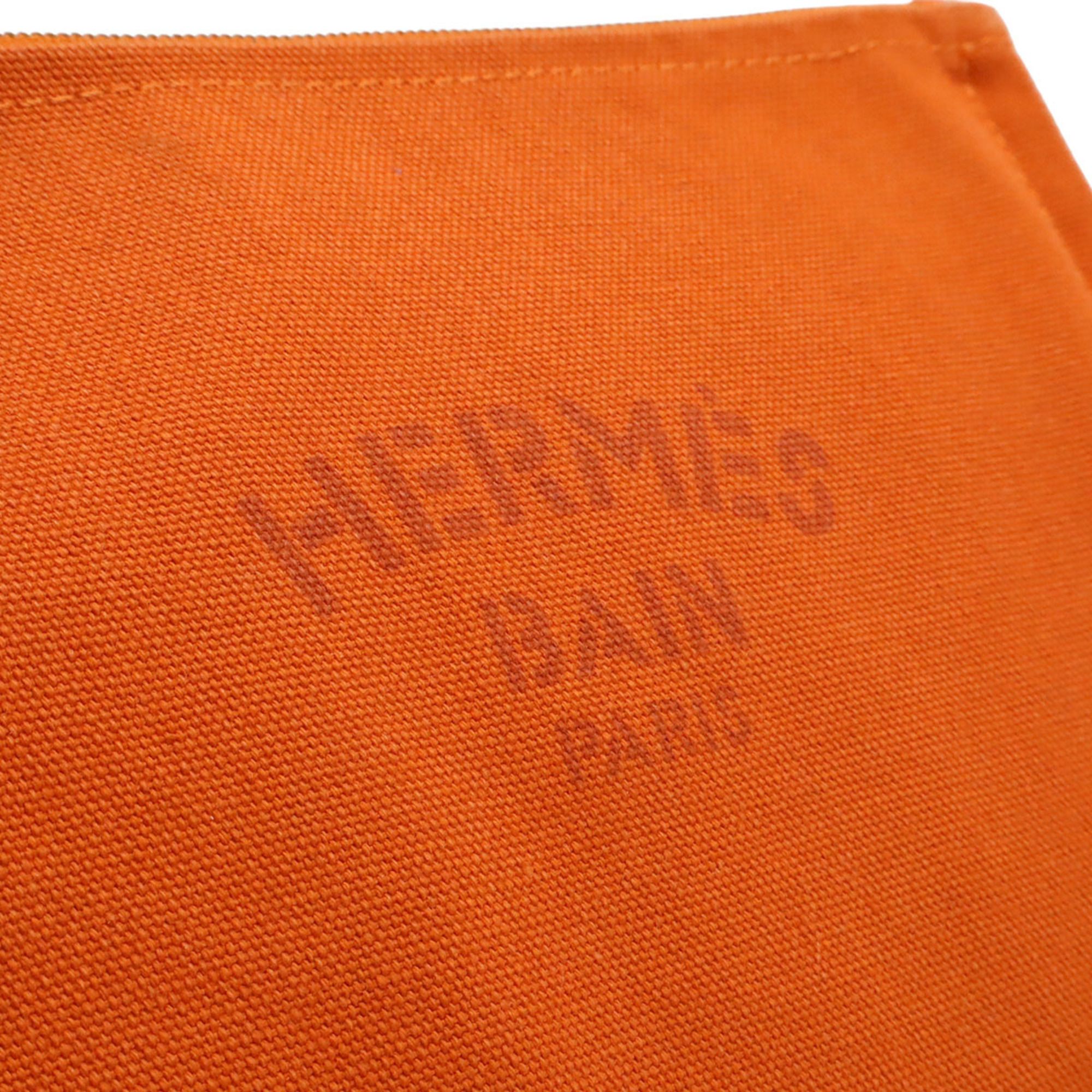 Canvas Leather Pouch (Pre-Owned) - Hermes - Modalova