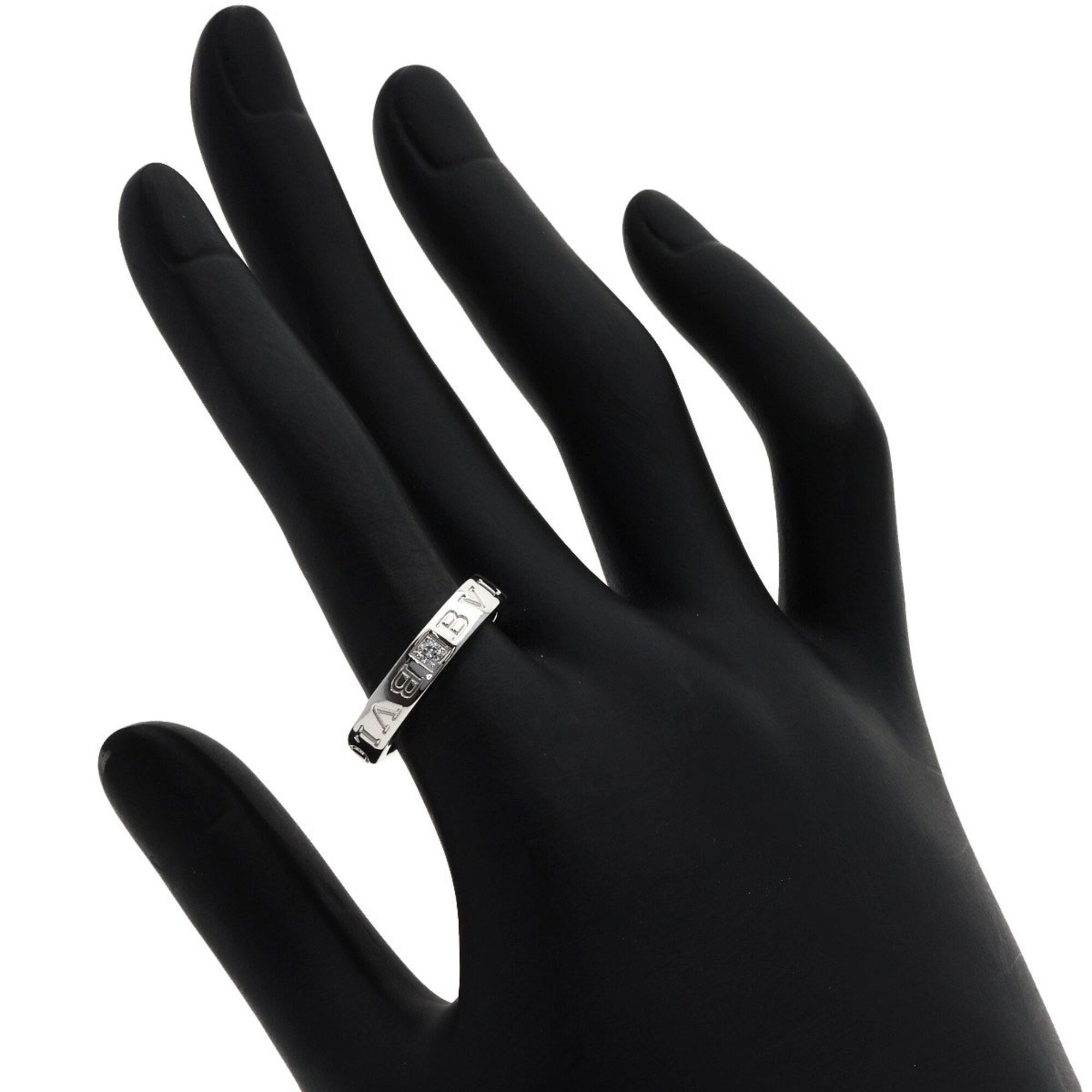 White Gold (18K) Band Ring (Pre-Owned) - Bvlgari - Modalova