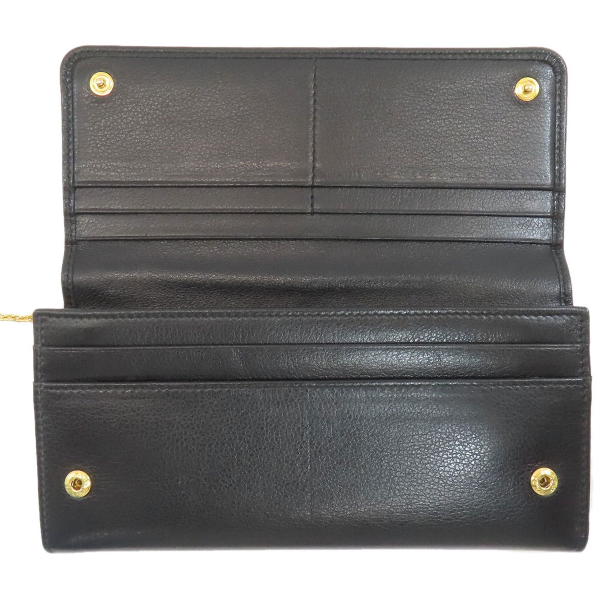 Leather Long Wallet (Bi-Fold) (Pre-Owned) - Prada - Modalova