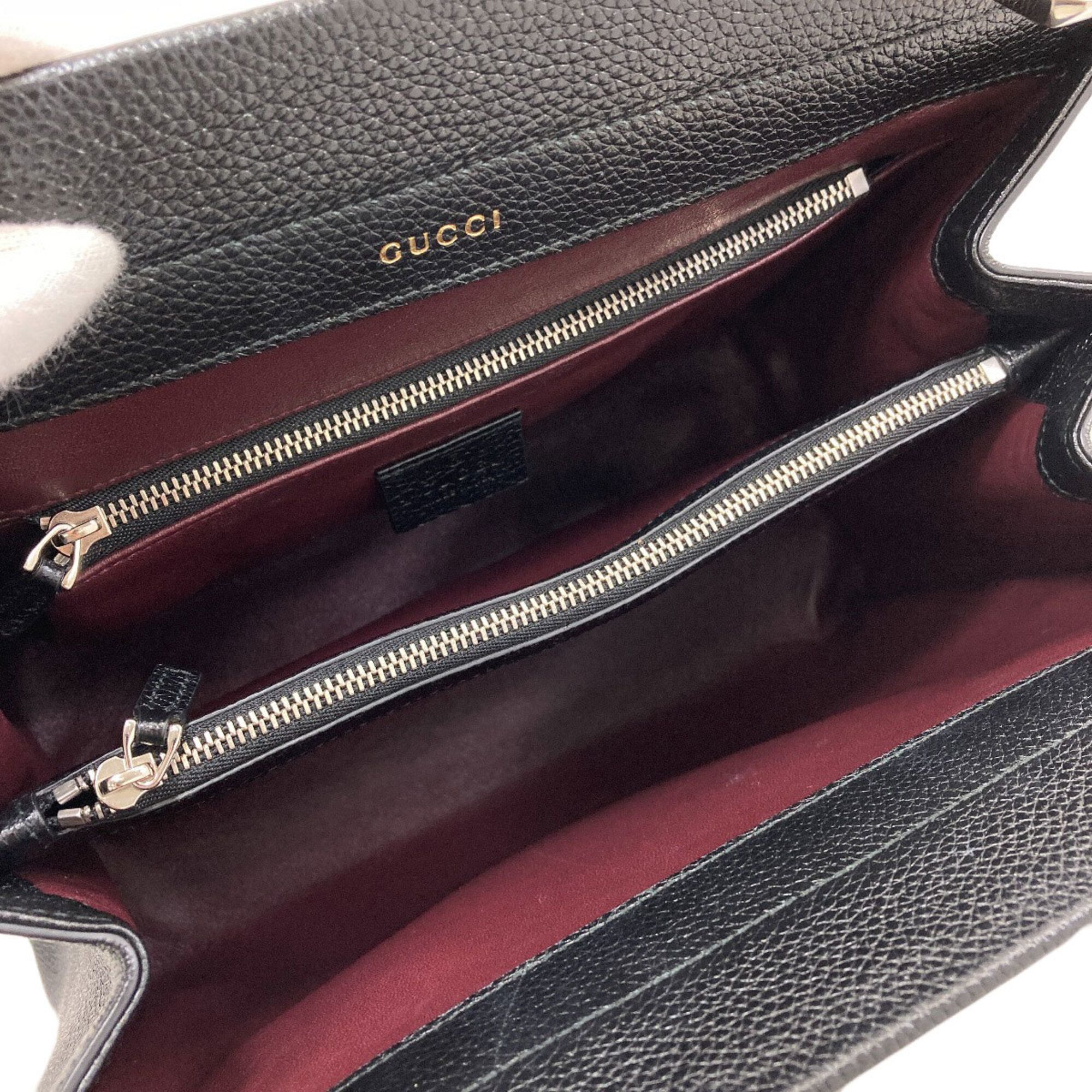 Leather Handbag (Pre-Owned) - Gucci - Modalova