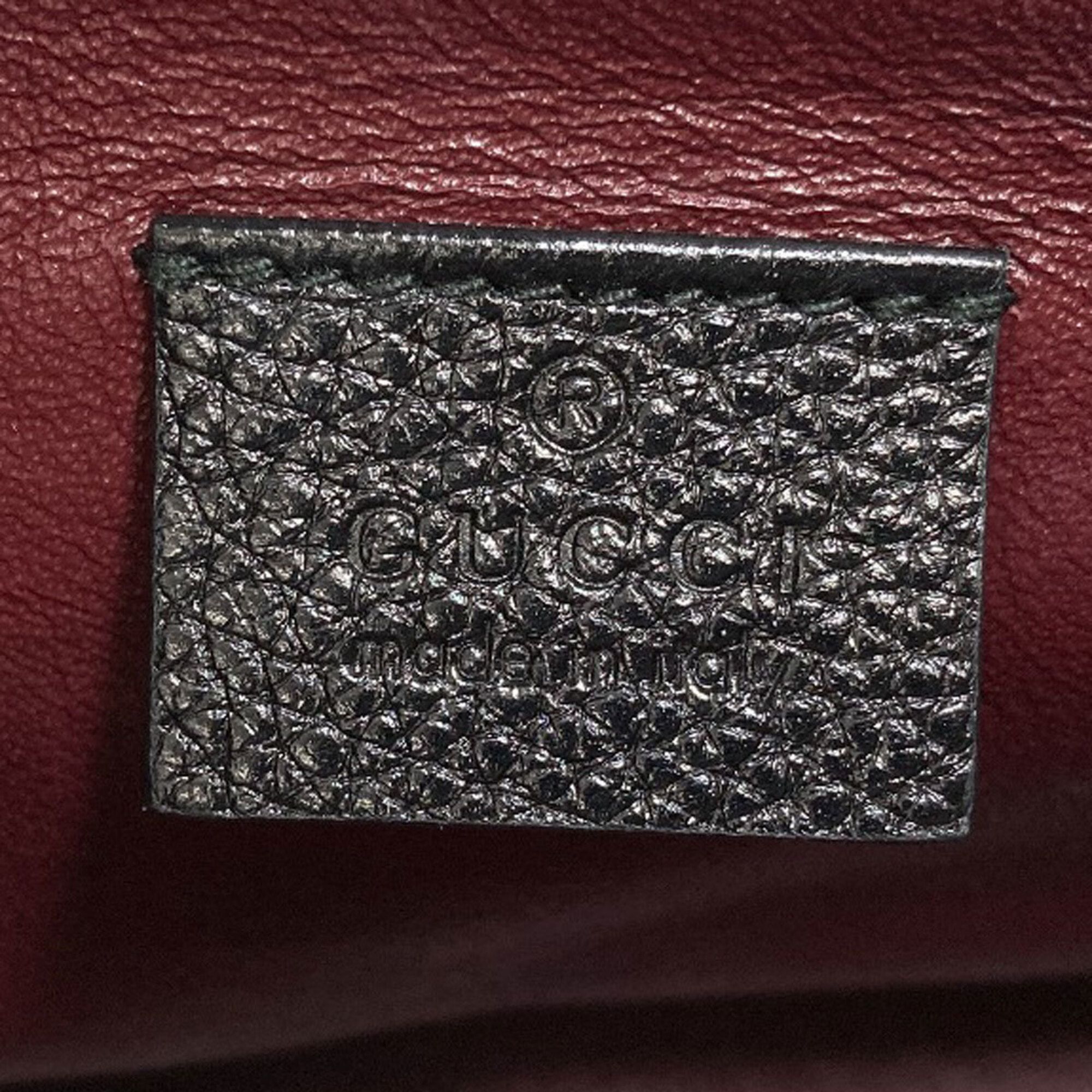 Leather Handbag (Pre-Owned) - Gucci - Modalova