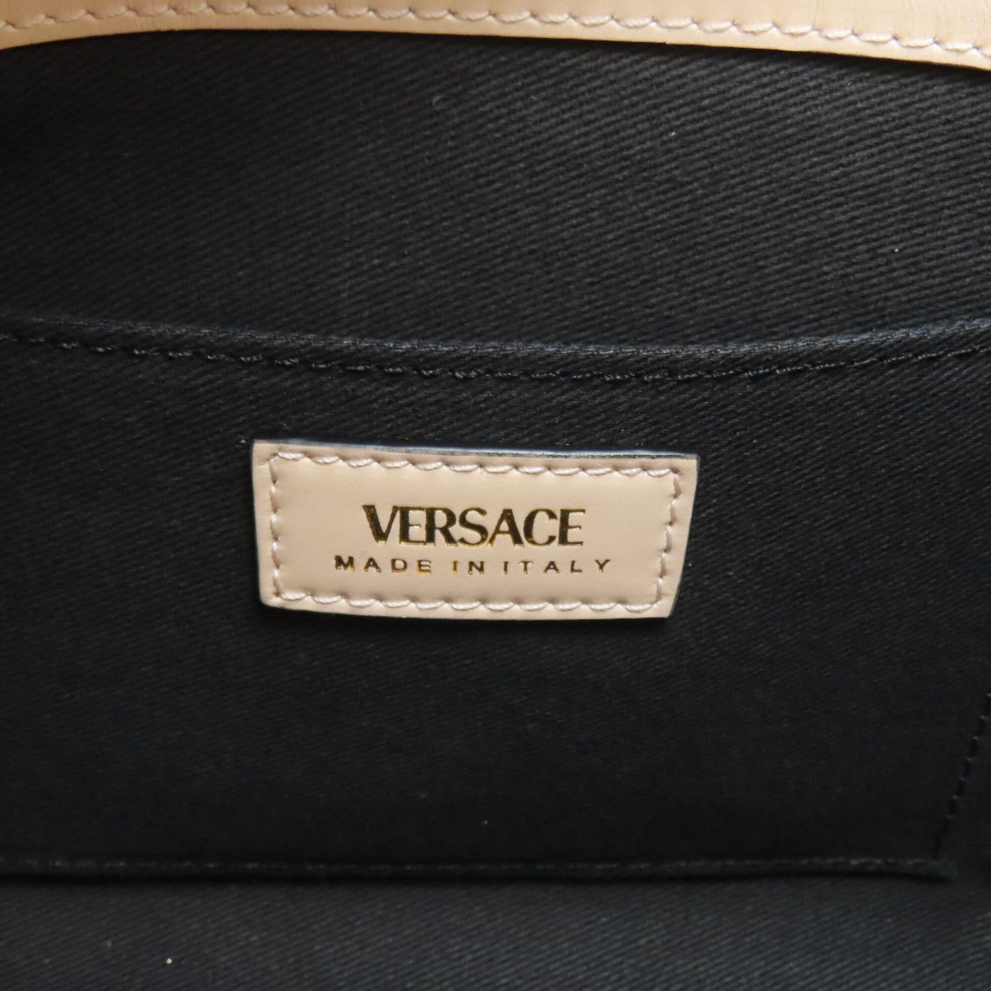 Leather Shoulder Bag (Pre-Owned) - Versace - Modalova
