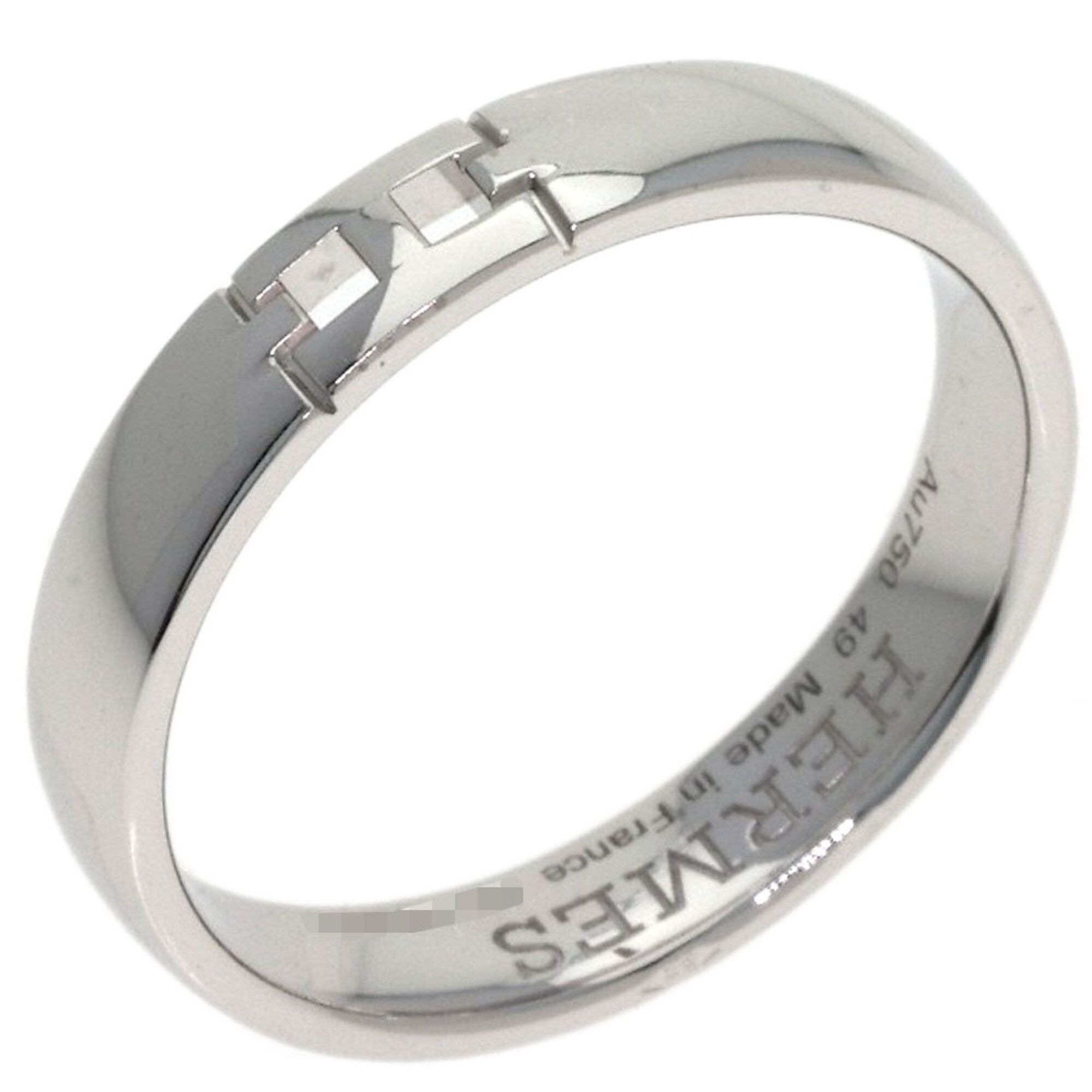 White Gold (18K) Band Ring (Pre-Owned) - Hermes - Modalova